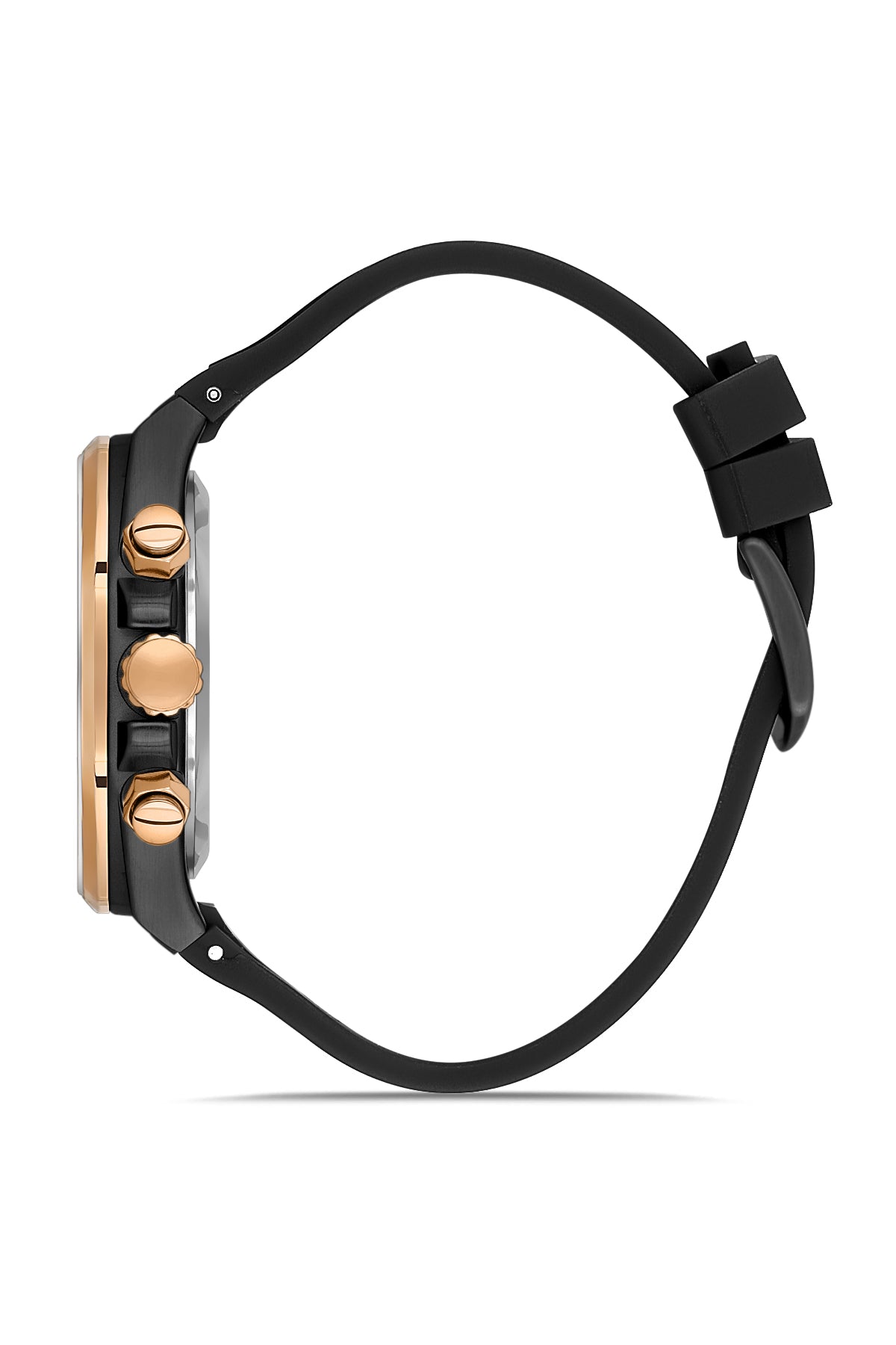 DAVID GUNER Rose siyah Kaplamalı Siyah Kadranlı Erkek Kol Saati - DG-8848GD-R2