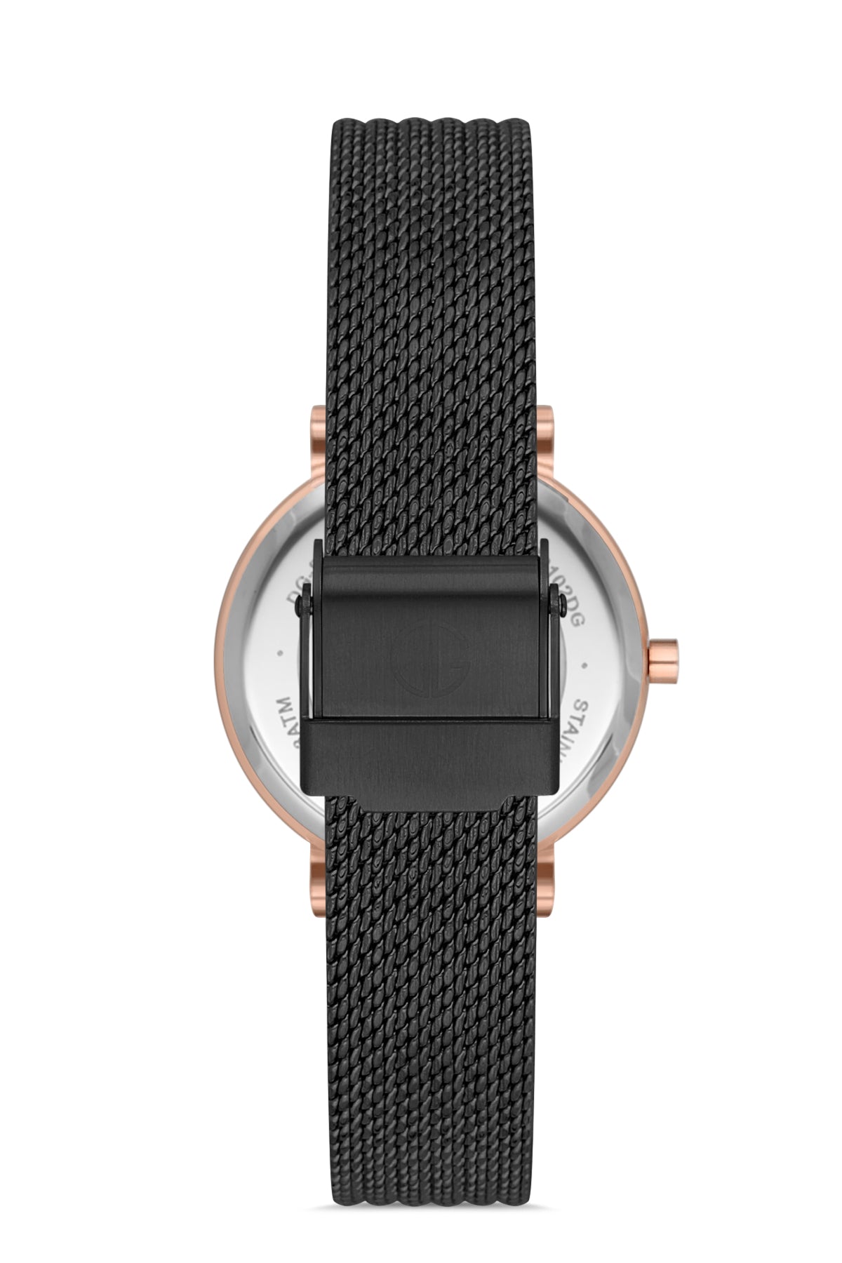 DAVID GUNER ROSE SİYAH KAPLAMALI SİYAH KADRANLI KADIN KOL SAATİ DG-8119LC-R2