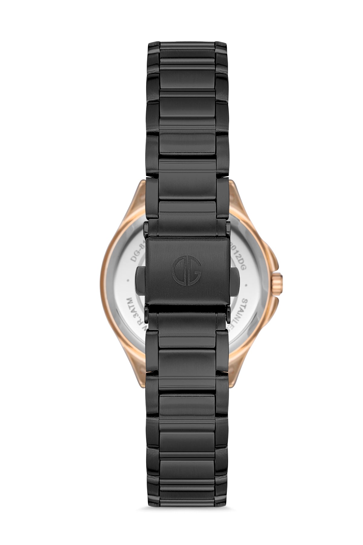 DAVID GUNER ROSE SİYAH KAPLAMALI SİYAH KADRANLI KADIN KOL SAATİ DG-8186LA-R2