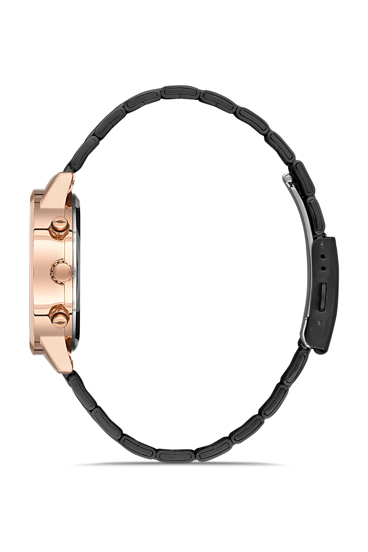 DAVID GUNER ROSE SİYAH KAPLAMALI SİYAH KADRANLI KADIN KOL SAATİ DG-8220LA-R2