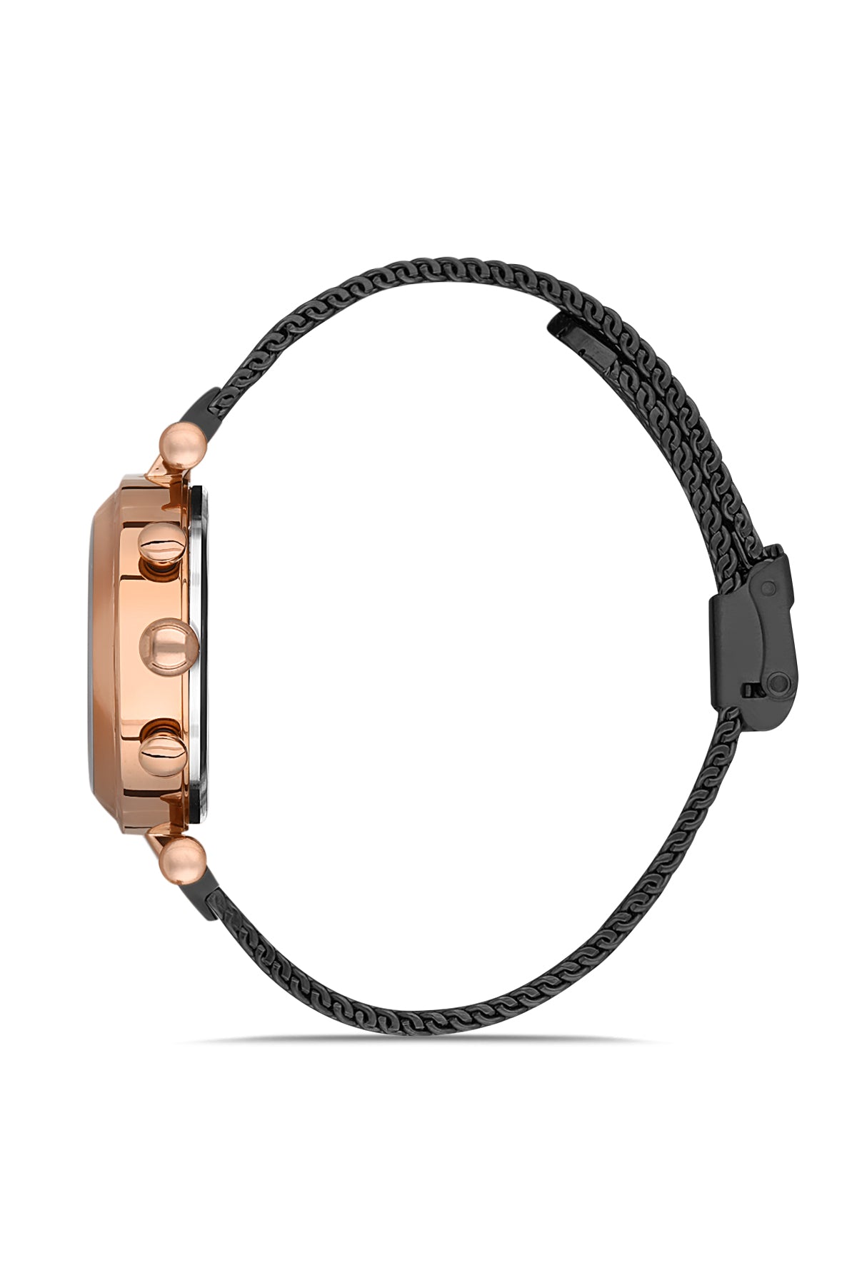 DAVID GUNER Multi Fonksiyonlu Çelik Örme Kordonlu Kadın Kol Saati - DG-8280LC-R2