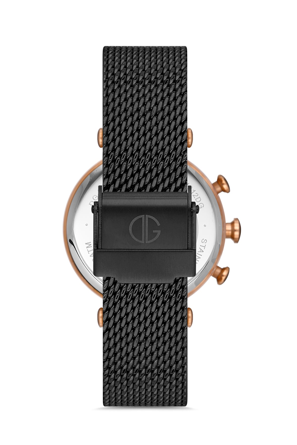 DAVID GUNER Multi Fonksiyonlu Çelik Örme Kordonlu Kadın Kol Saati - DG-8280LC-R2