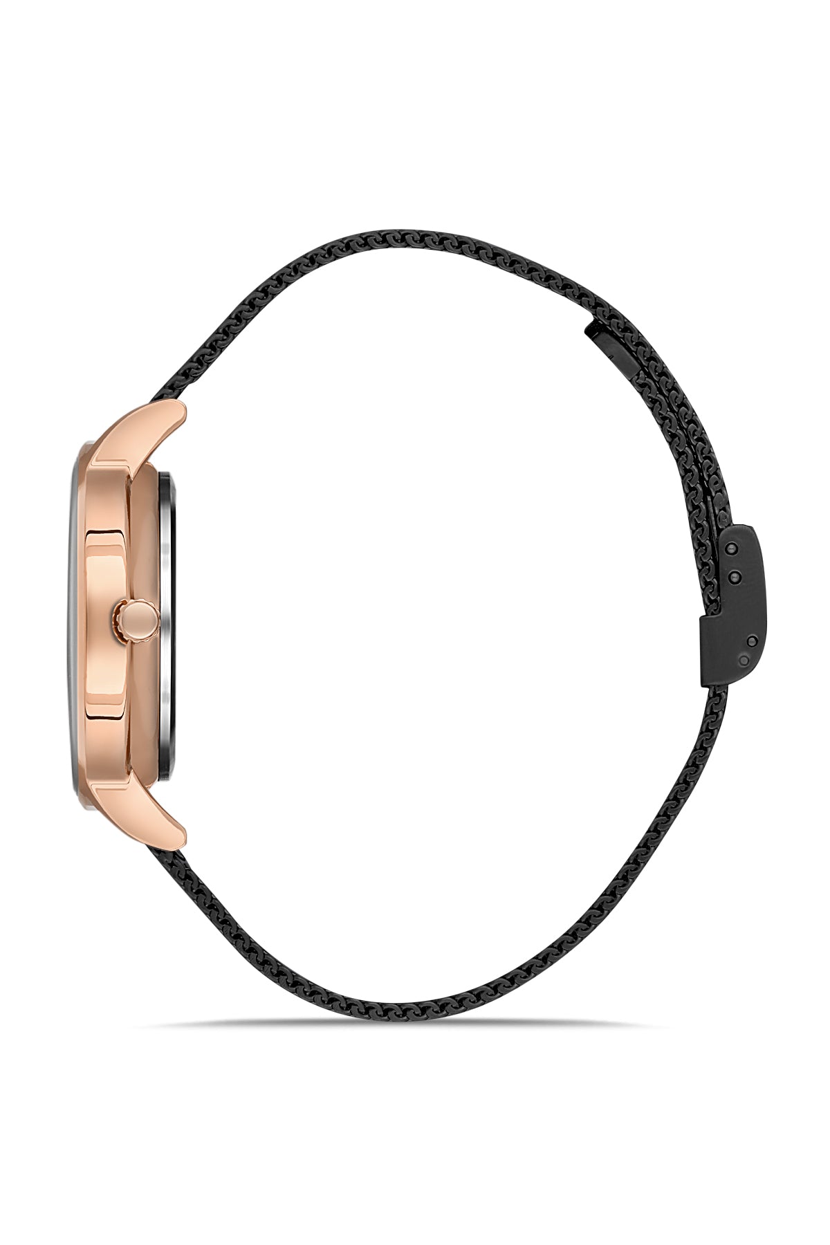 DAVID GUNER ROSE SİYAH KAPLAMALI SİYAH KADRANLI KADIN KOL SAATİ DG-8310LC-R2