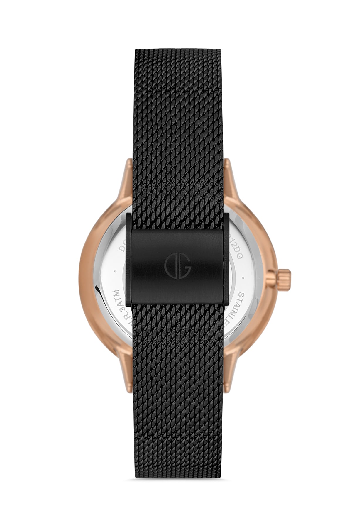 DAVID GUNER ROSE SİYAH KAPLAMALI SİYAH KADRANLI KADIN KOL SAATİ DG-8310LC-R2