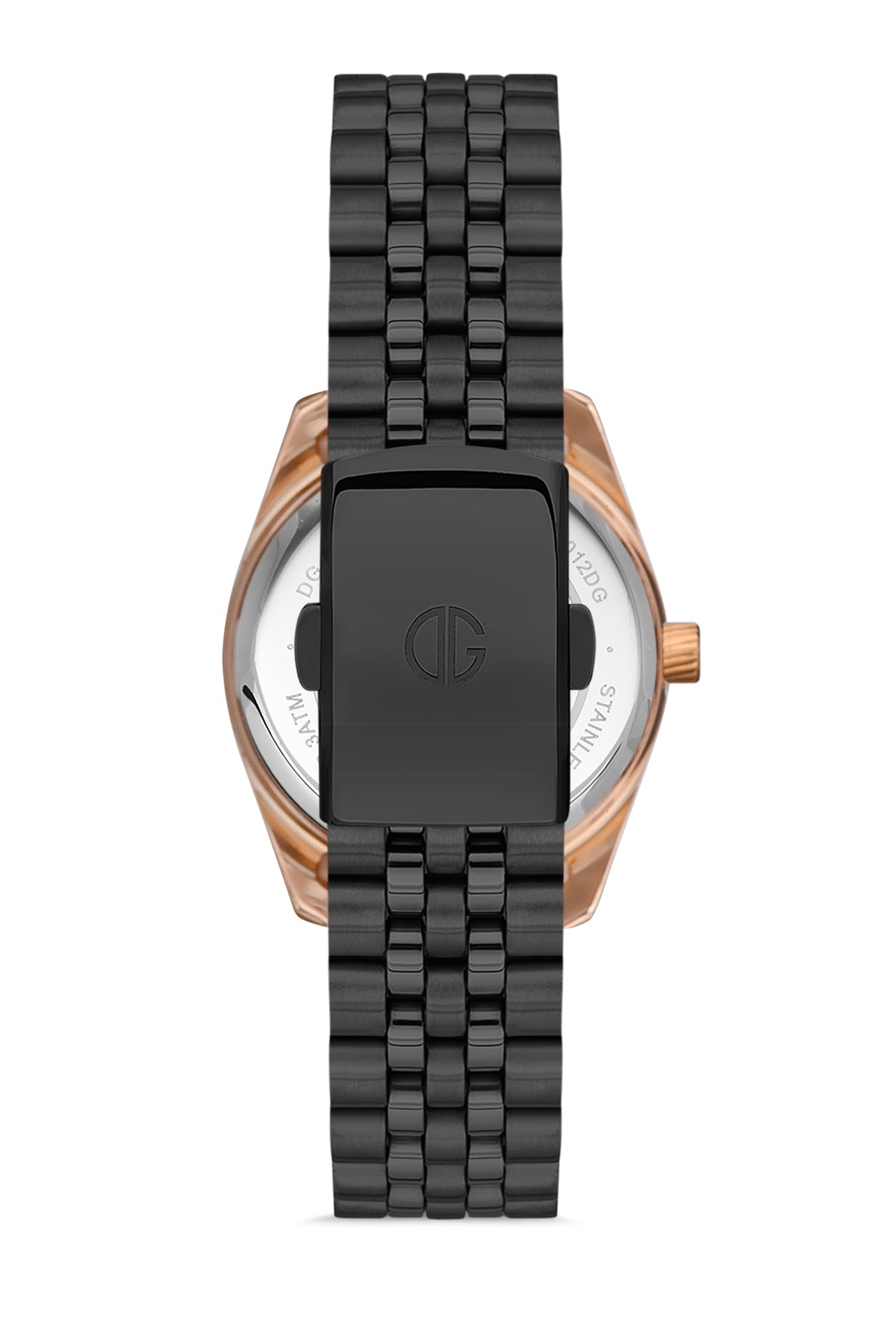 DAVID GUNER Siyah Kadranlı Rose Siyah Kaplamalı Kadın Kol Saati - DG-8314LA-R2