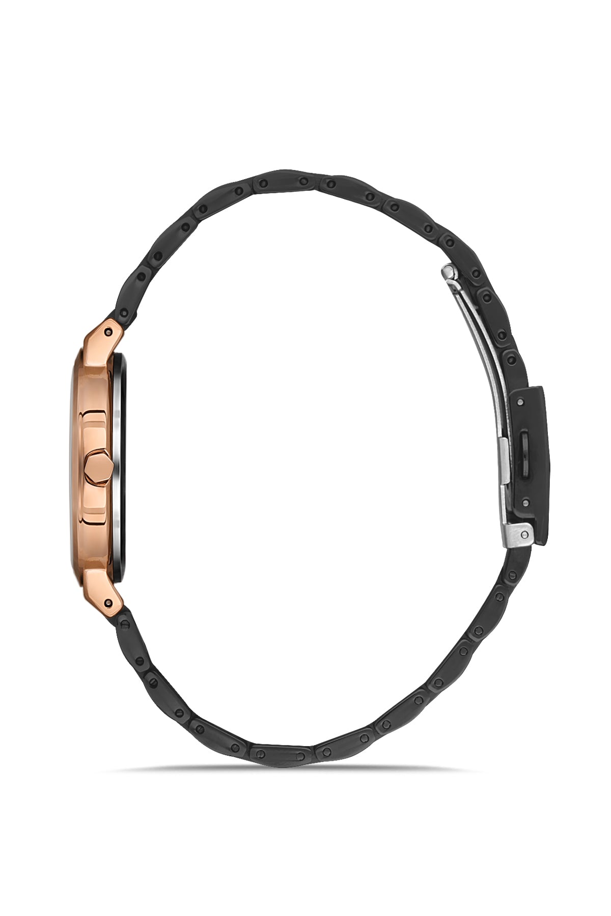 DAVID GUNER ROSE SİYAH KAPLAMALI SİYAH KADRANLI KADIN KOL SAATİ DG-8324LA-R2