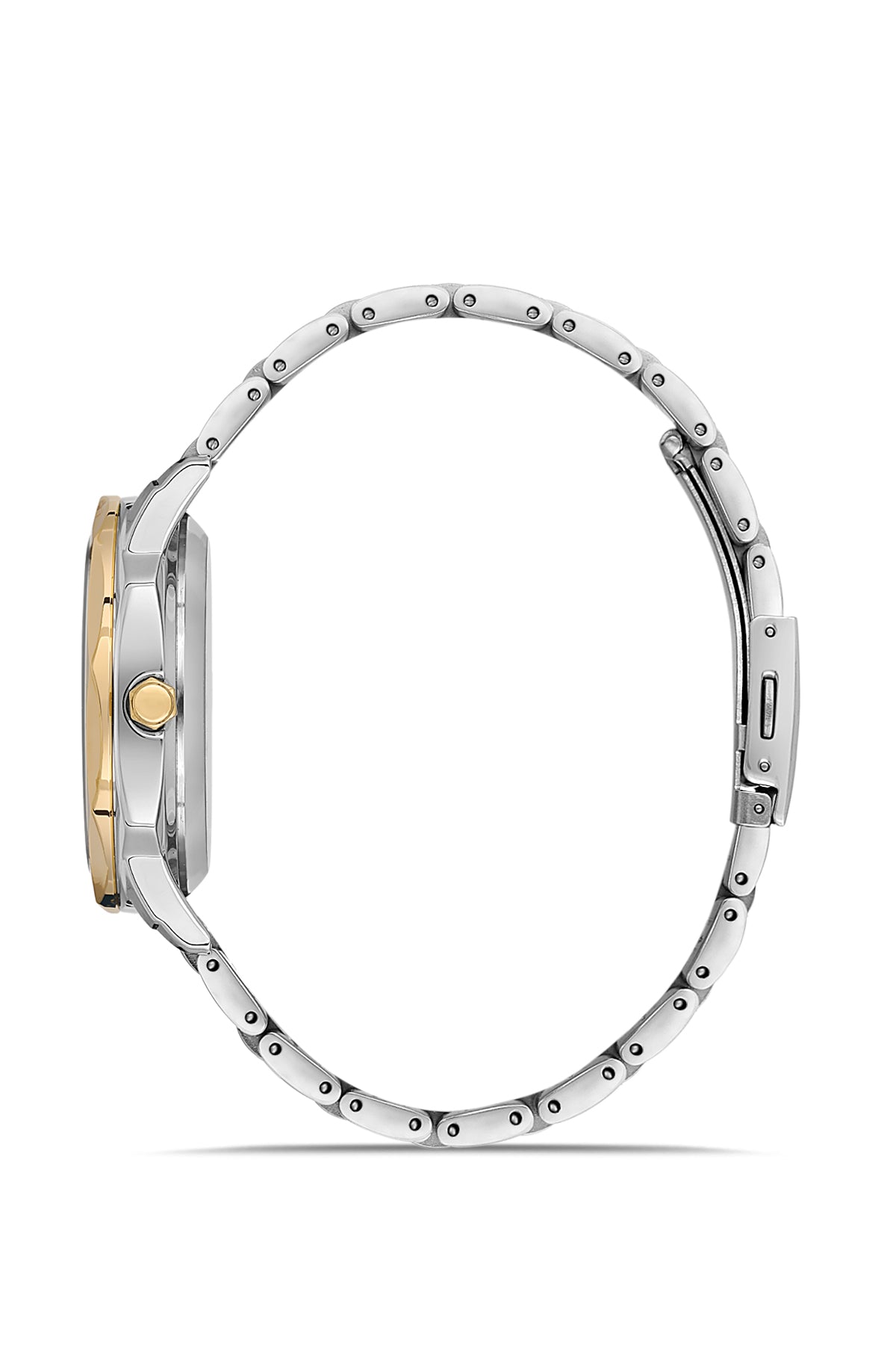 DAVID GUNER Sarı Beyaz Kaplama Takvimli Erkek Kol Saati - DG-8647GA-D1