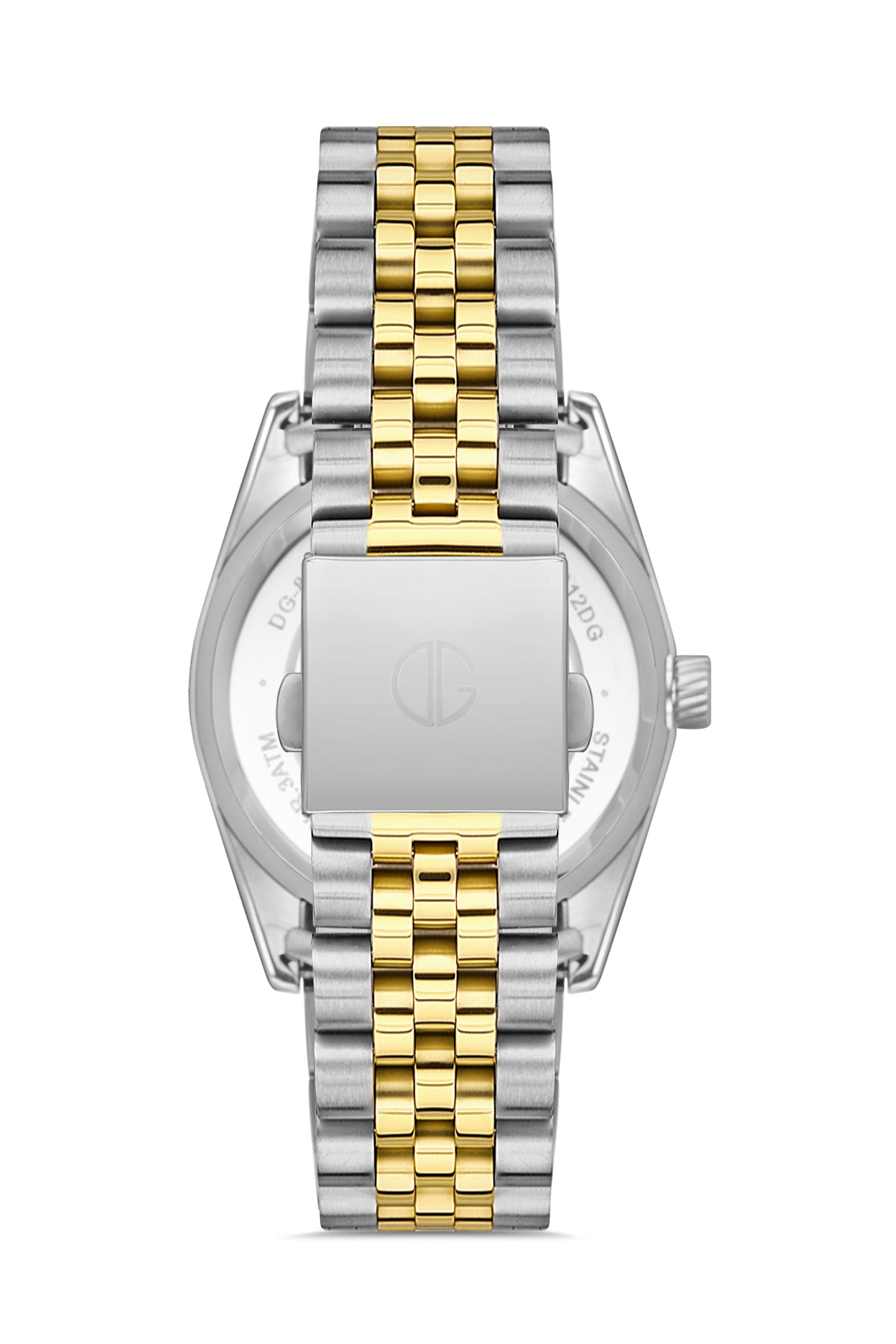 DAVID GUNER SARI BEYAZ KAPLAMALI BEYAZ KADRANLI ERKEK KOL SAATİ - DG-8058GA-D1