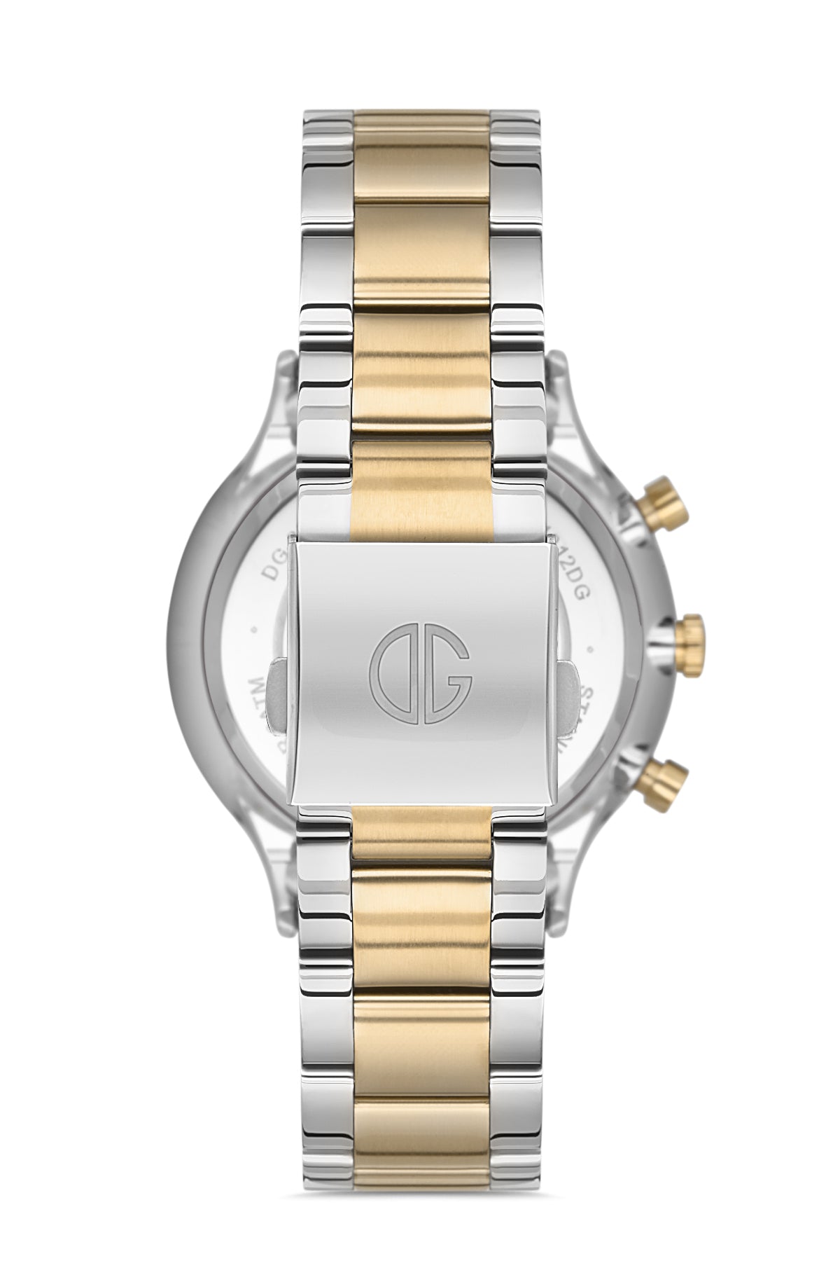 DAVID GUNER SARI BEYAZ KAPLAMALI BEYAZ KADRANLI ERKEK KOL SAATİ DG-8188GA-D1