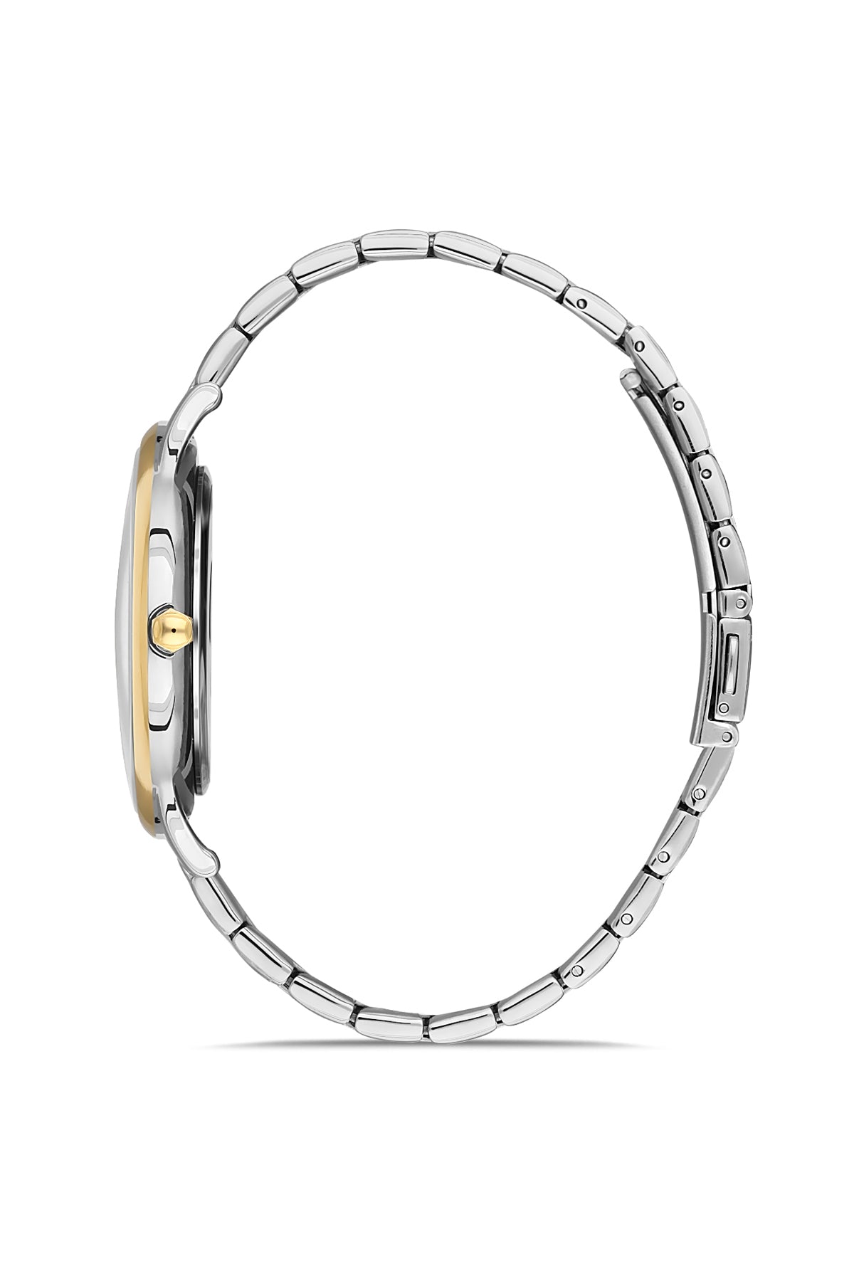 DAVID GUNER SARI BEYAZ KAPLAMALI BEYAZ KADRANLI ERKEK KOL SAATİ - DG-8206GA-D1