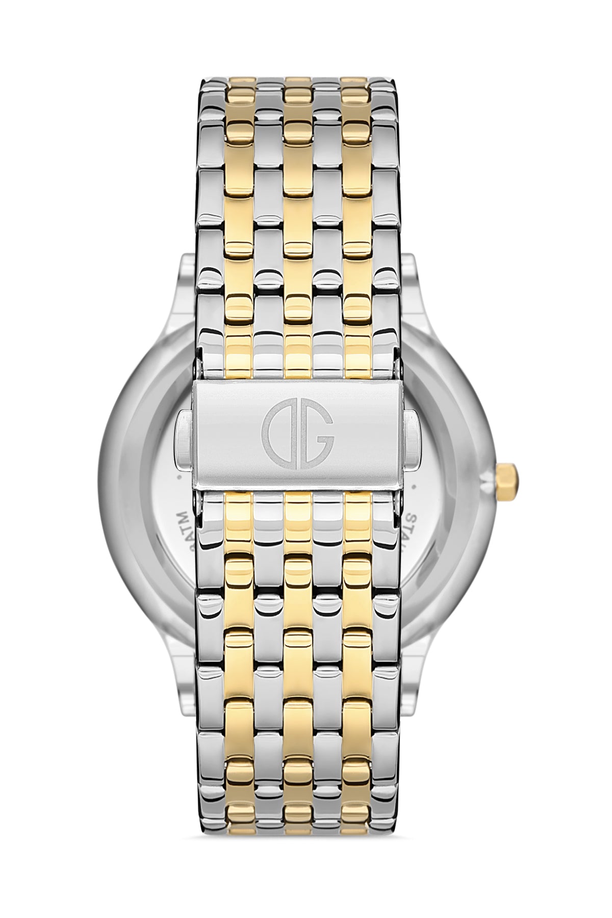 DAVID GUNER SARI BEYAZ KAPLAMALI BEYAZ KADRANLI ERKEK KOL SAATİ - DG-8206GA-D1