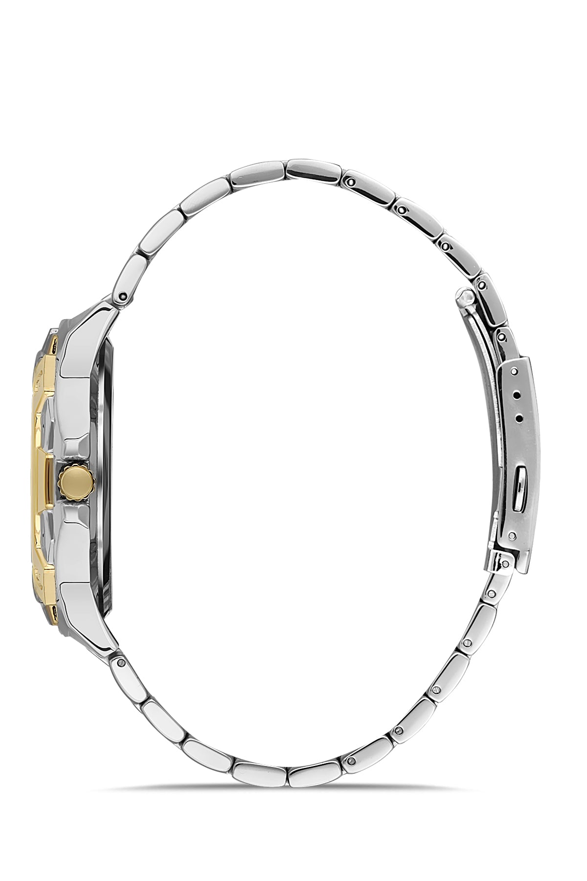 DAVID GUNER SARI BEYAZ KAPLAMALI BEYAZ KADRANLI ERKEK KOL SAATİ DG-8353GA-D1