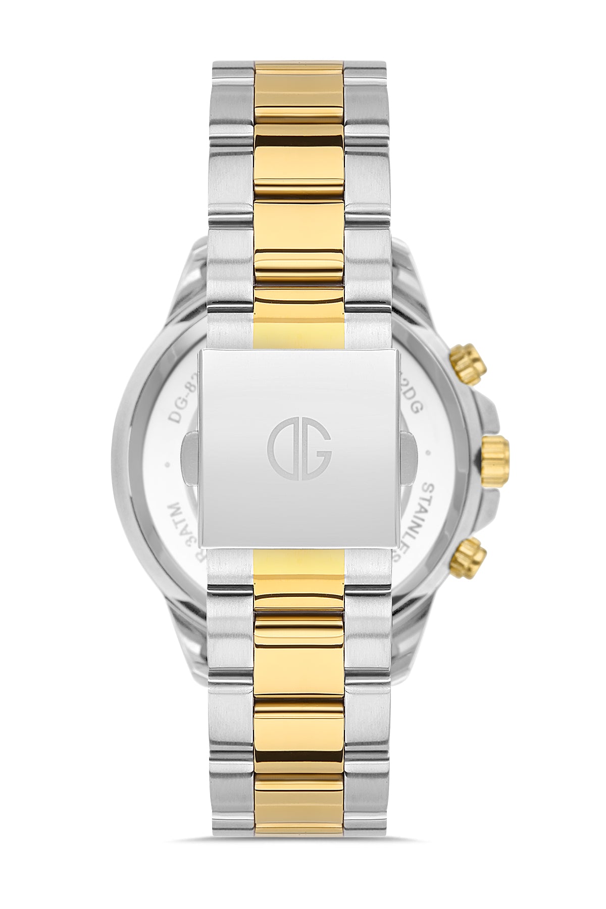 DAVID GUNER SARI BEYAZ KAPLAMALI BEYAZ KADRANLI ERKEK KOL SAATİ DG-8357GA-D1