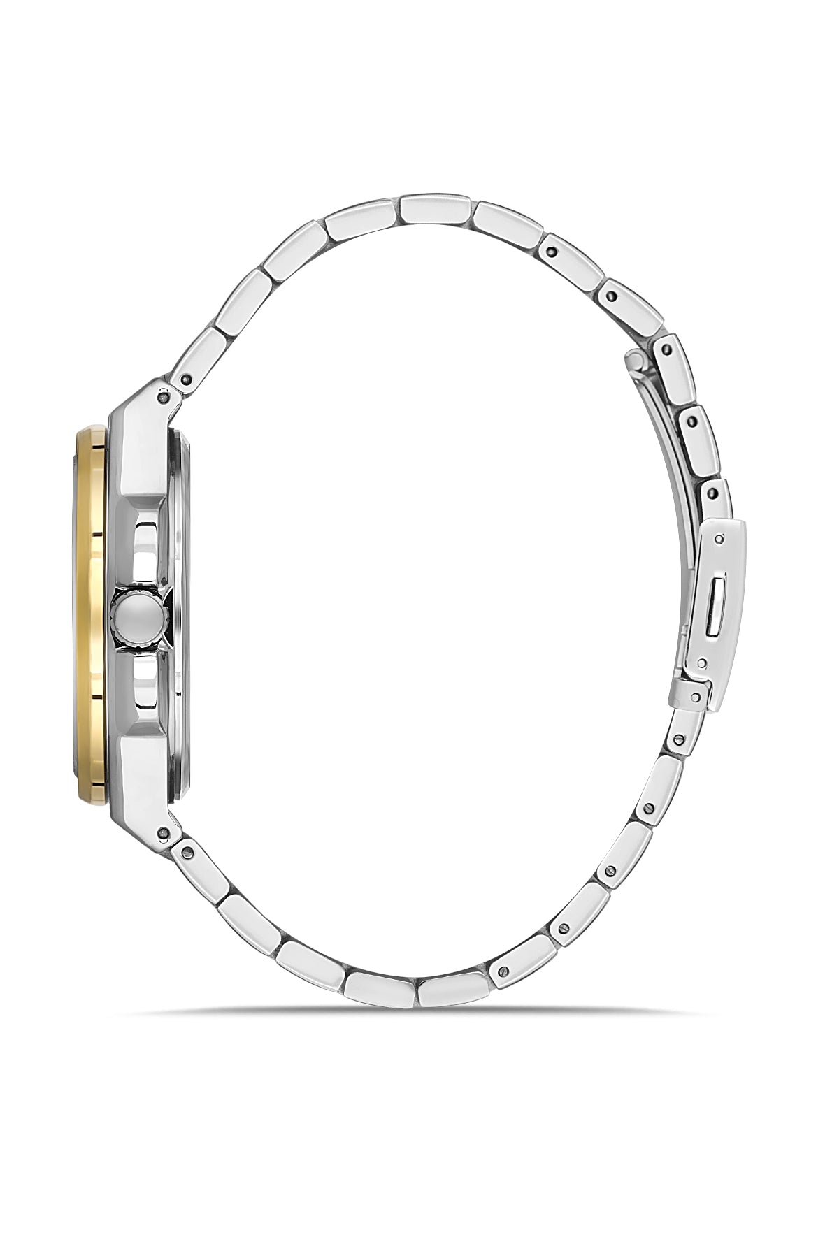 DAVID GUNER SARI BEYAZ KAPLAMALI BEYAZ KADRANLI ERKEK KOL SAATİ DG-8870GA-D1