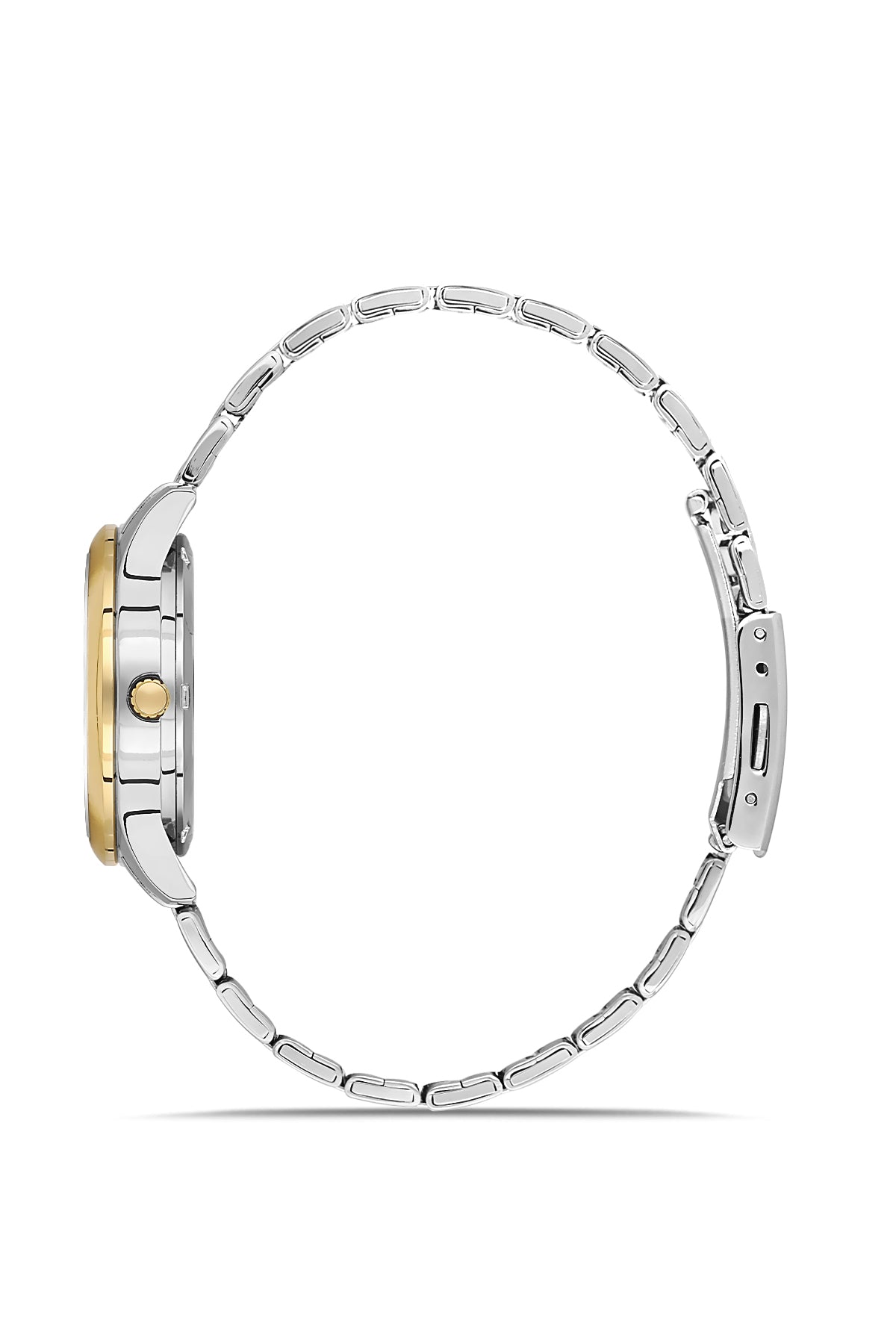 DAVID GUNER SARI BEYAZ KAPLAMALI BEYAZ KADRANLI KADIN KOL SAATİ DG-8717LA-D1