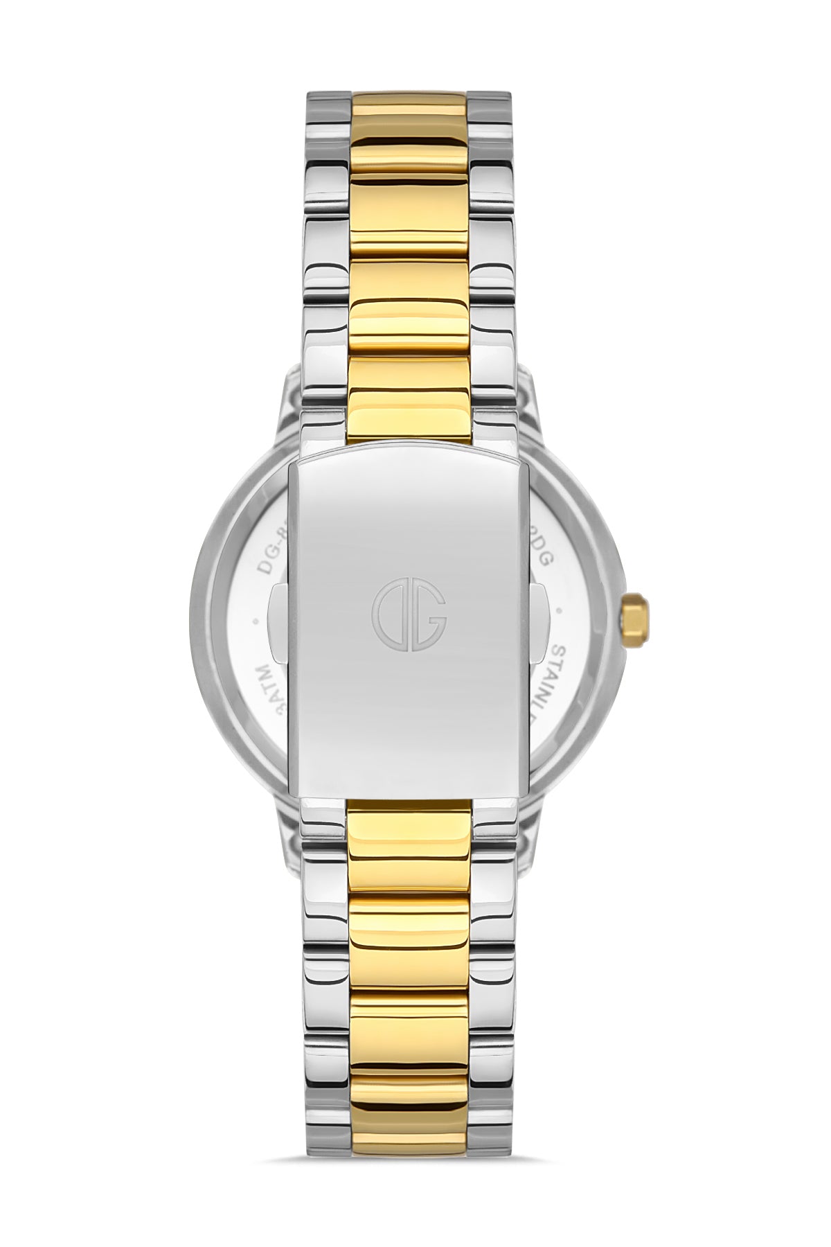 DAVID GUNER Yellow White Coated Women's Watch