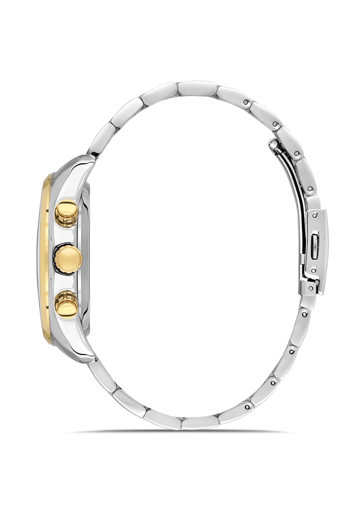 DAVID GUNER SARI BEYAZ KAPLAMALI MAVİ KADRANLI ERKEK KOL SAATİ DG-8700GA-D3