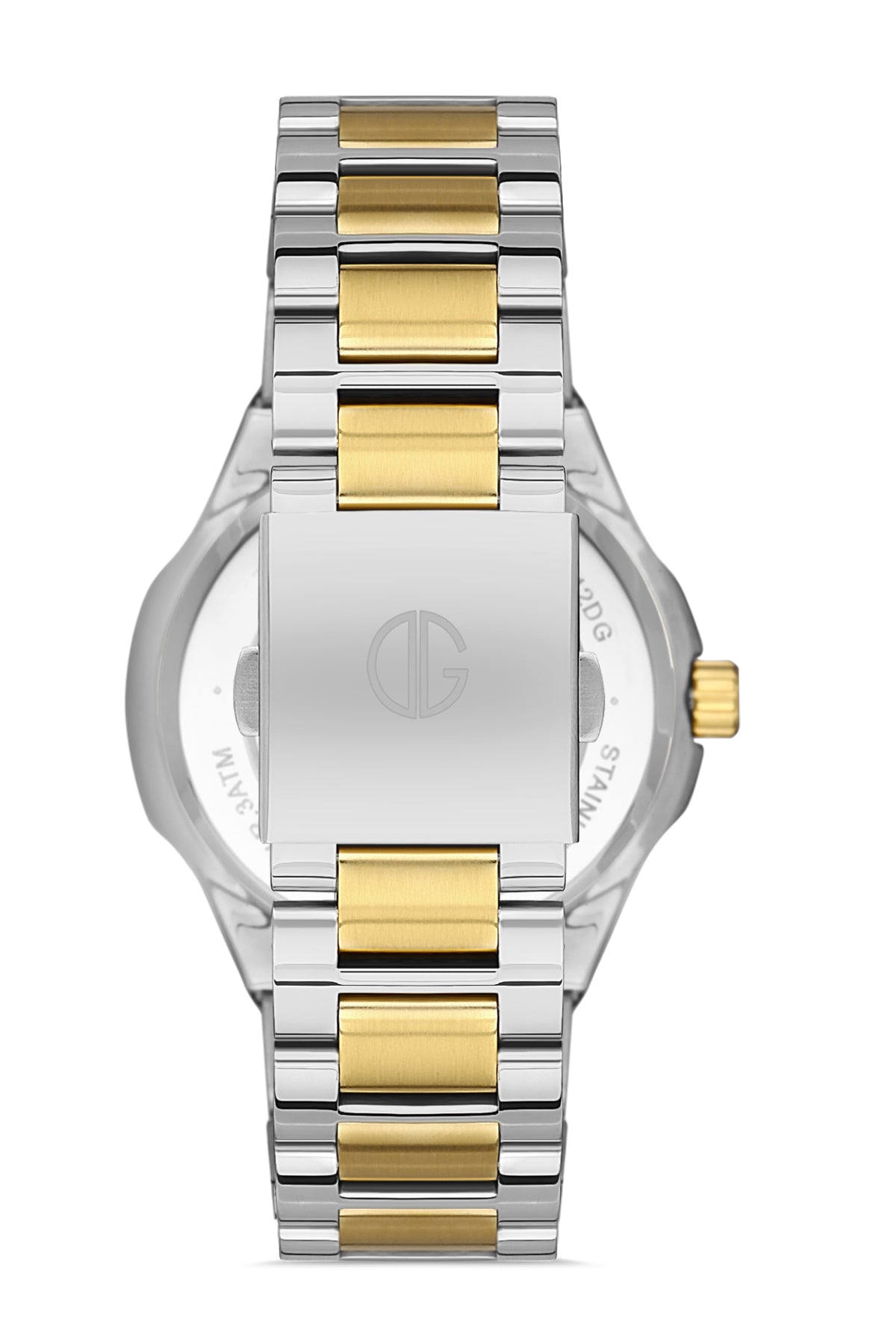 DAVID GUNER Siyah Kadranlı Sarı Gümüş Kaplamalı Erkek Kol Saati - DG-8342GA-D2