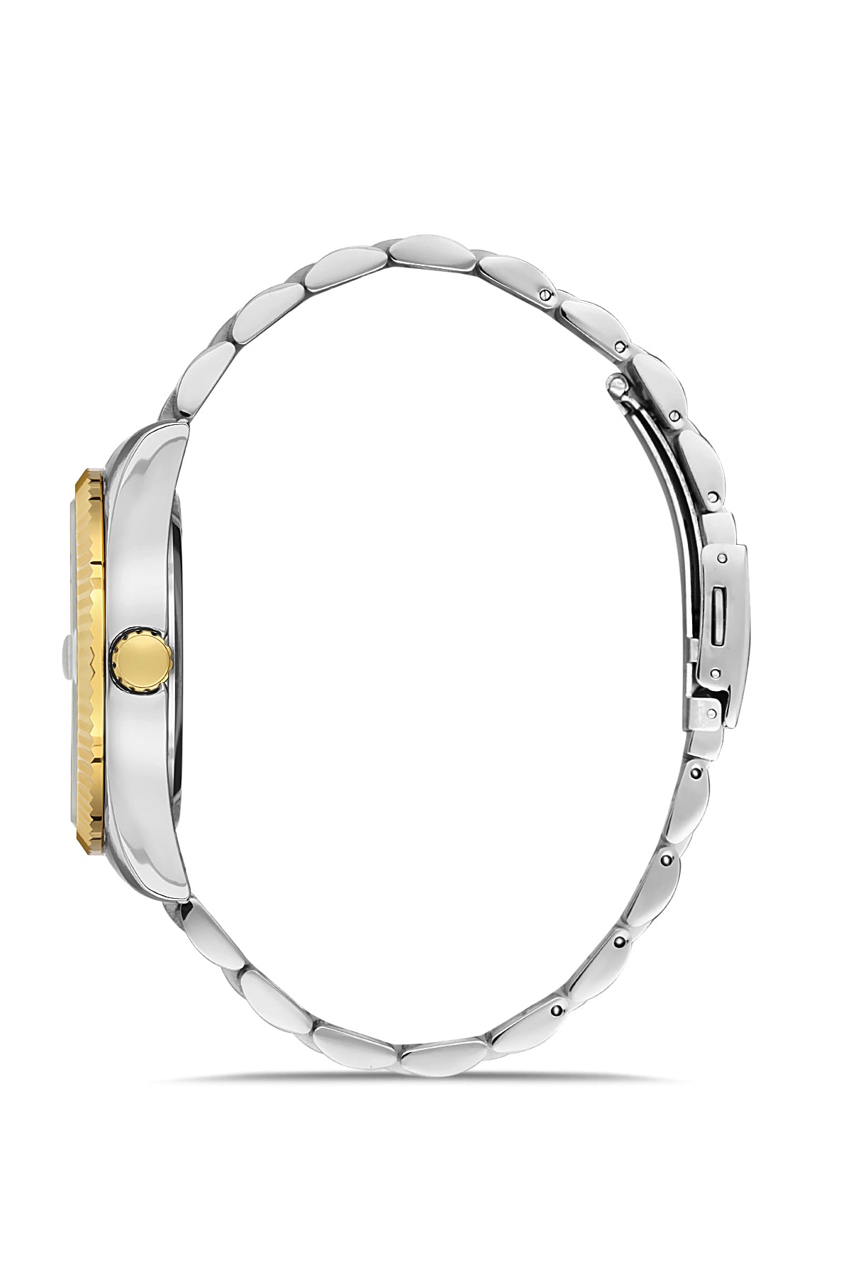 DAVID GUNER SARI BEYAZ KAPLAMALI YEŞİL KADRANLI ERKEK KOL SAATİ - DG-8329GA-D10