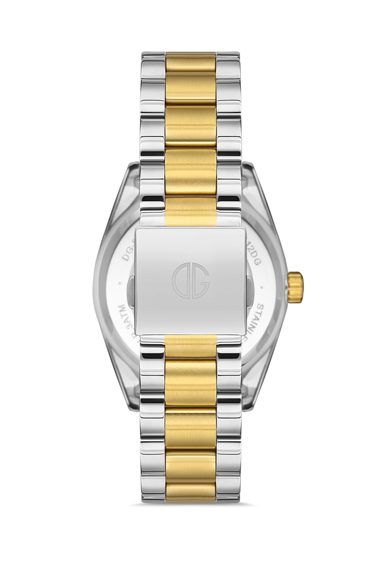 DAVID GUNER SARI BEYAZ KAPLAMALI YEŞİL KADRANLI ERKEK KOL SAATİ - DG-8329GA-D10