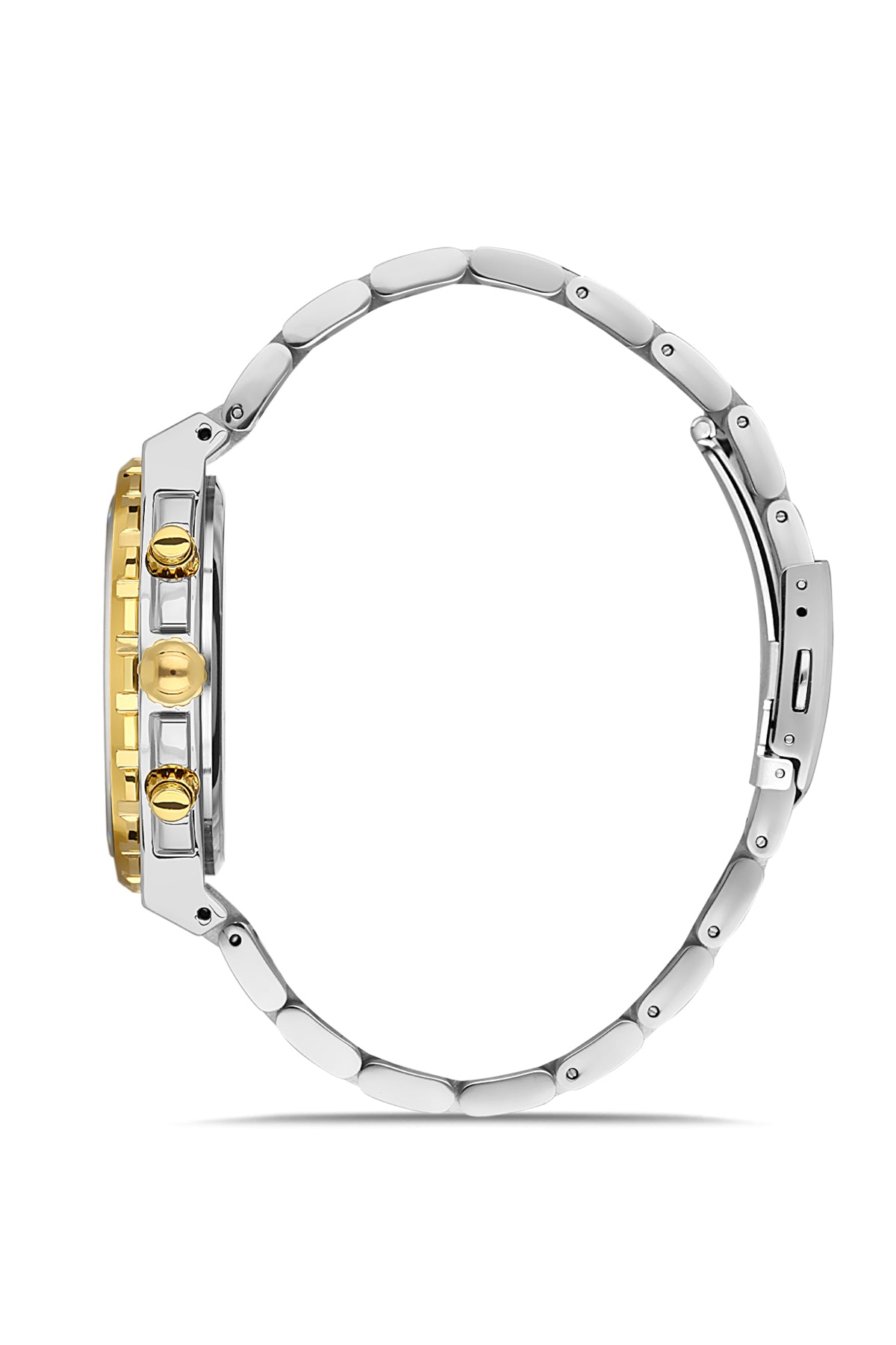 DAVID GUNER SARI BEYAZ KAPLAMALI YEŞİL KADRANLI ERKEK KOL SAATİ DG-8410GA-D10