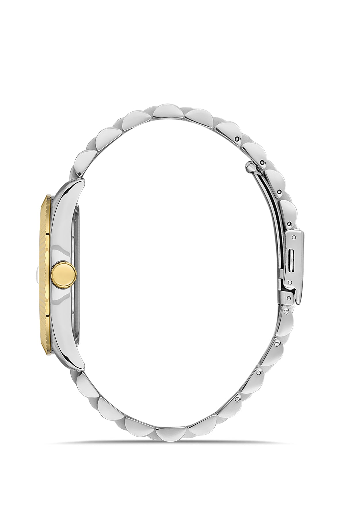 DAVID GUNER SARI BEYAZ KAPLAMALI YEŞİL KADRANLI ERKEK KOL SAATİ DG-8481GA-D10