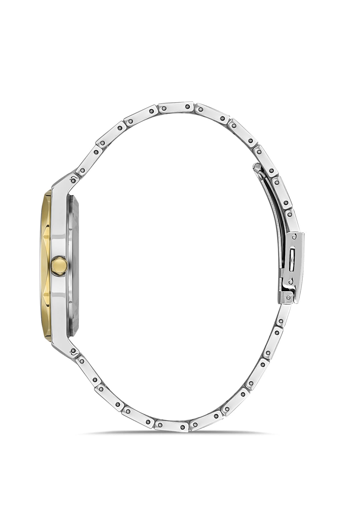 DAVID GUNER Gümüş Kaplama Yeşil Kadranlı Paslanmaz Masif Çelik Erkek Kol Saati - DG-8620GA-D10