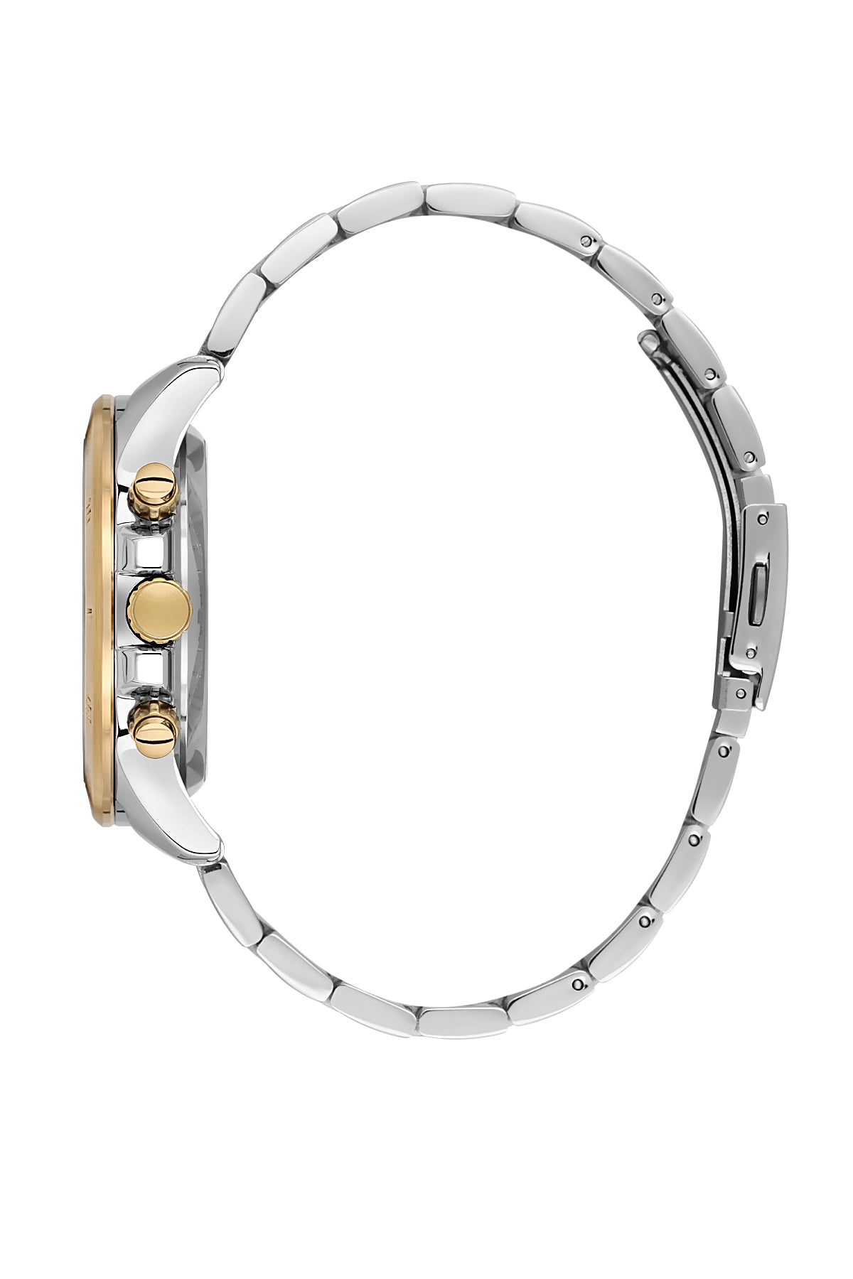 DAVID GUNER SARI BEYAZ KAPLAMALI YEŞİL KADRANLI ERKEK KOL SAATİ - DG-8742GA-D10