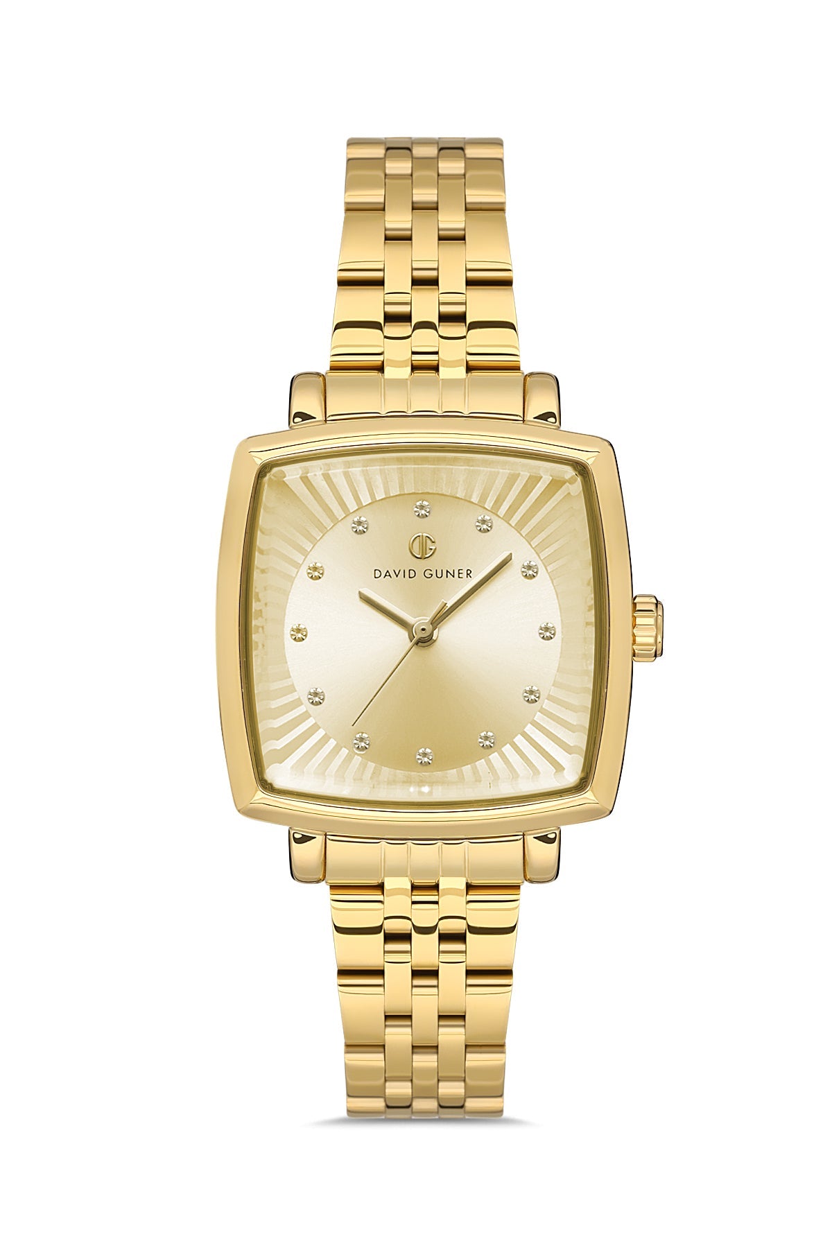 DAVID GUNER Sarı Kadranlı Kadın Kol Saati - DG-8677LA-B4