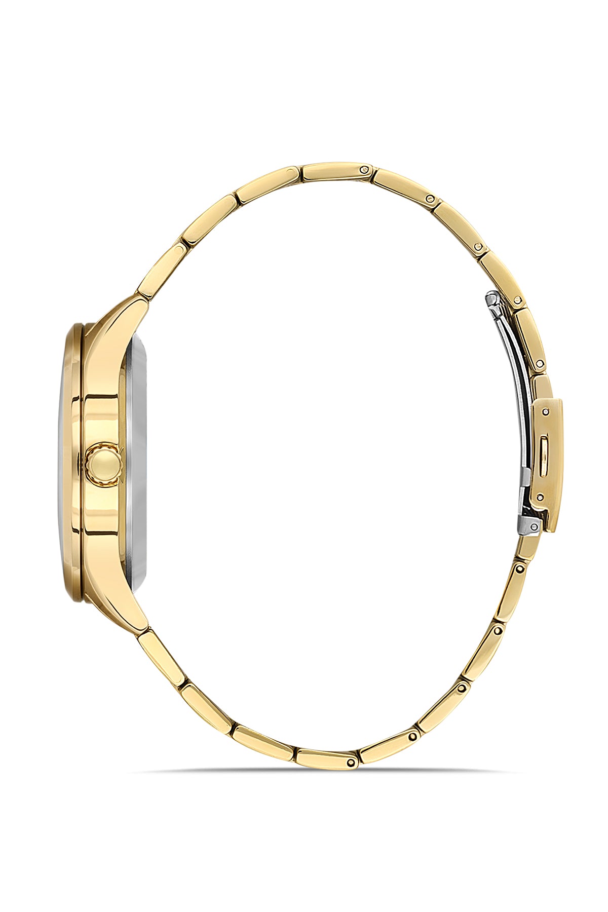 DAVID GUNER Sarı Kadranlı Sarı Kaplamalı Otomatik Fonksiyonlu Erkek Kol Saati - DG-8505GA-B2