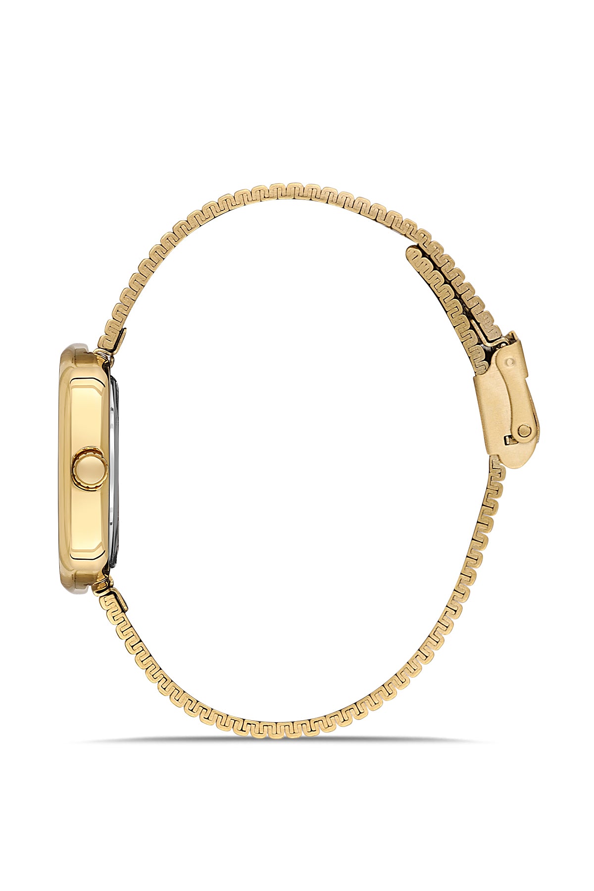 Davıd Guner Yellow Plating Plain Women's Watch with Yellow Dial