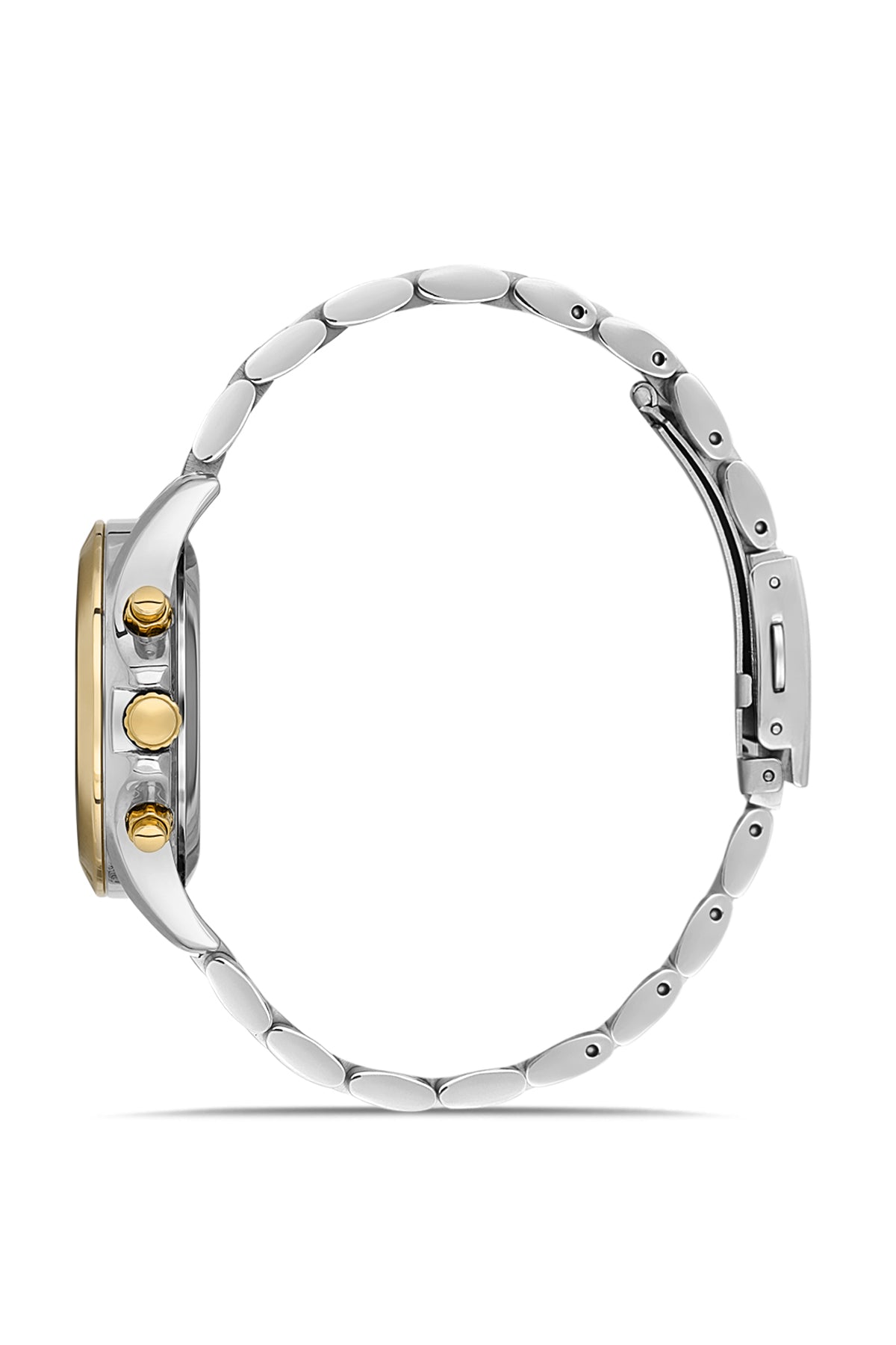 DAVID GUNER Sarı Kaplama Yeşil Kadranlı Paslanmaz Masif Çelik Kadın Kol Saati - DG-8650LA-D10