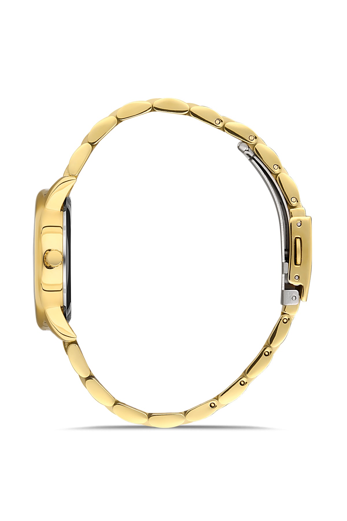 DAVID GUNER Yellow Coated Women's Watch