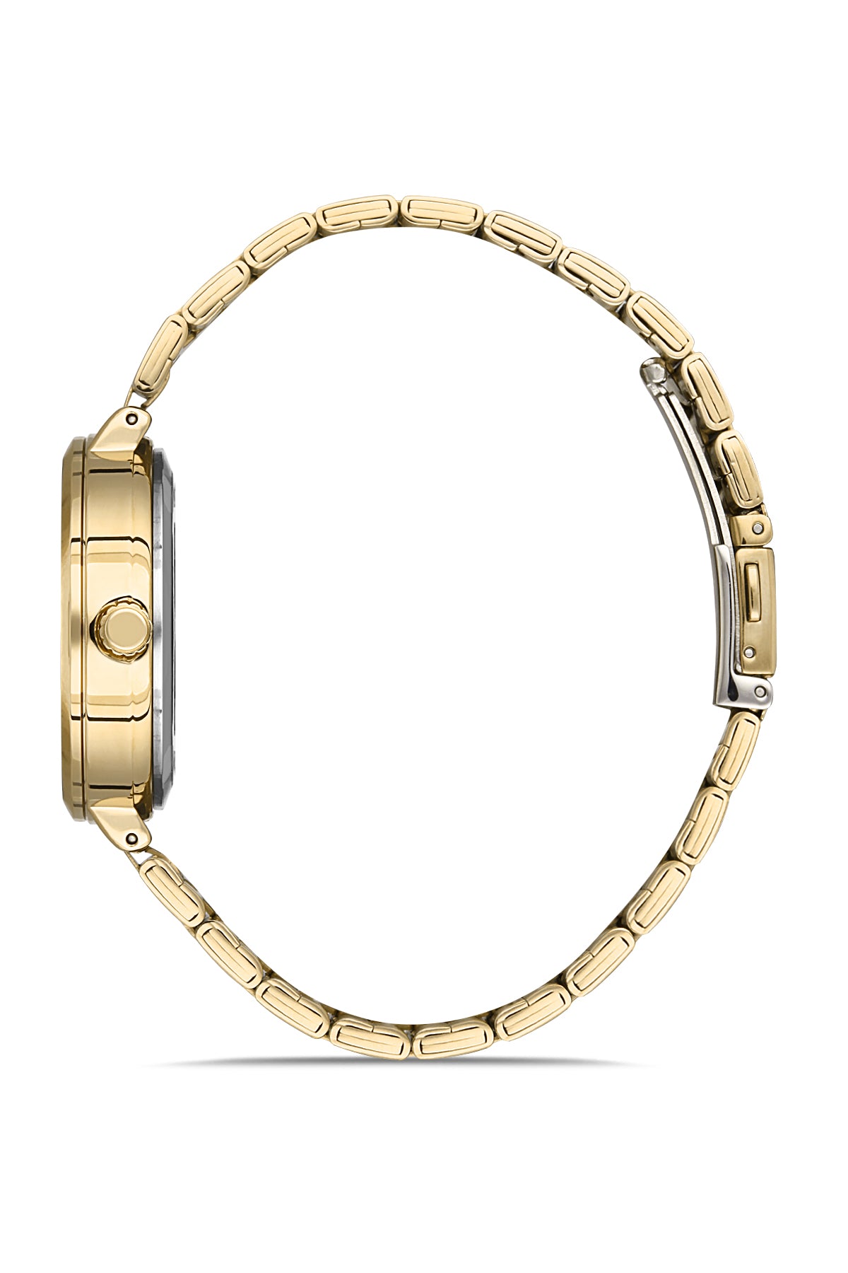 DAVID GUNER SARI KAPLAMALI SARI KADRANLI KADIN KOL SAATİ - DG-8222LA-B4