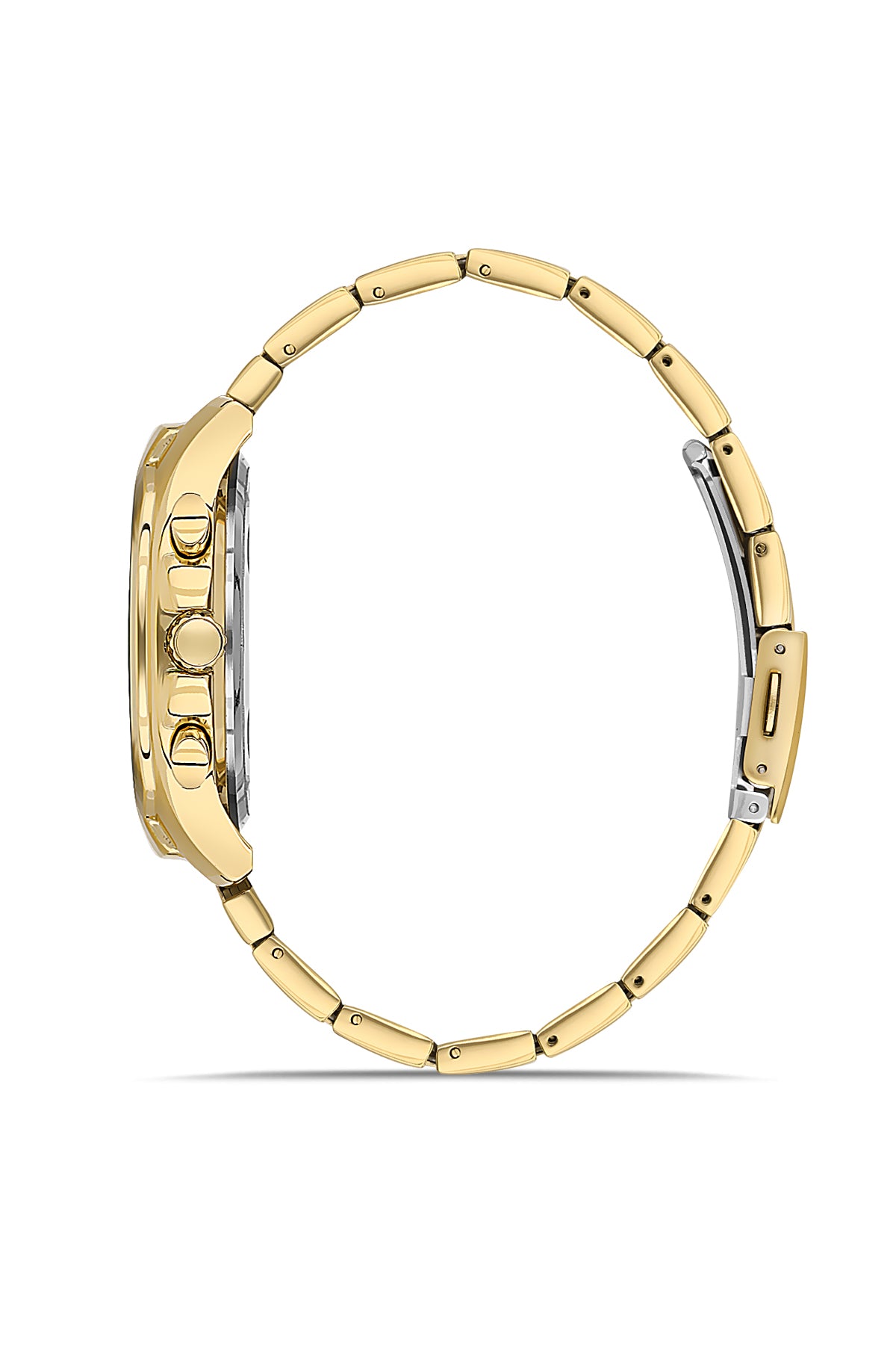 DAVID GUNER SARI KAPLAMALI SİYAH KADRANLI ERKEK KOL SAATİ - DG-8395GA-B2