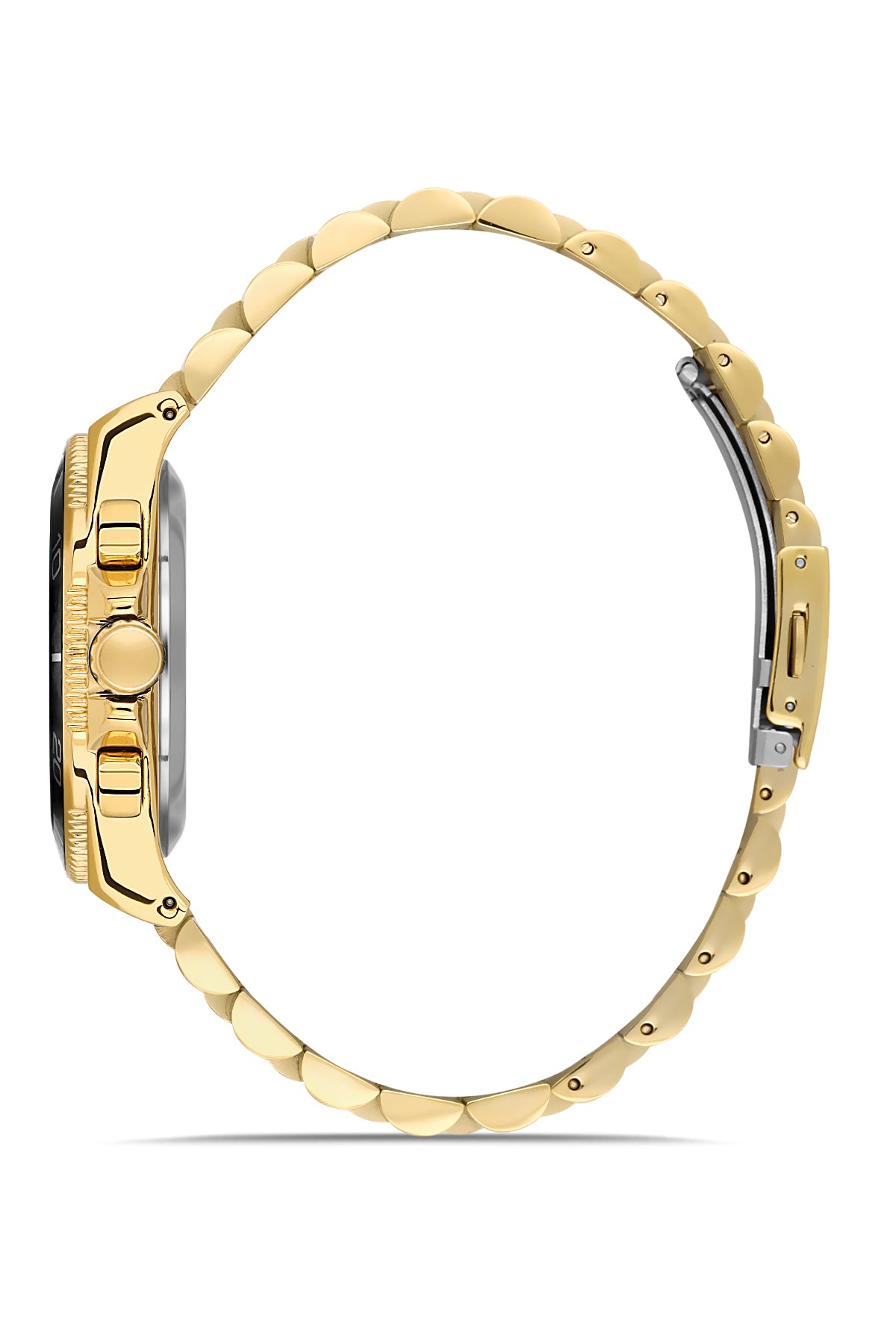 DAVID GUNER SARI KAPLAMALI YEŞİL KADRANLI ERKEK KOL SAATİ DG-8654GA-B10