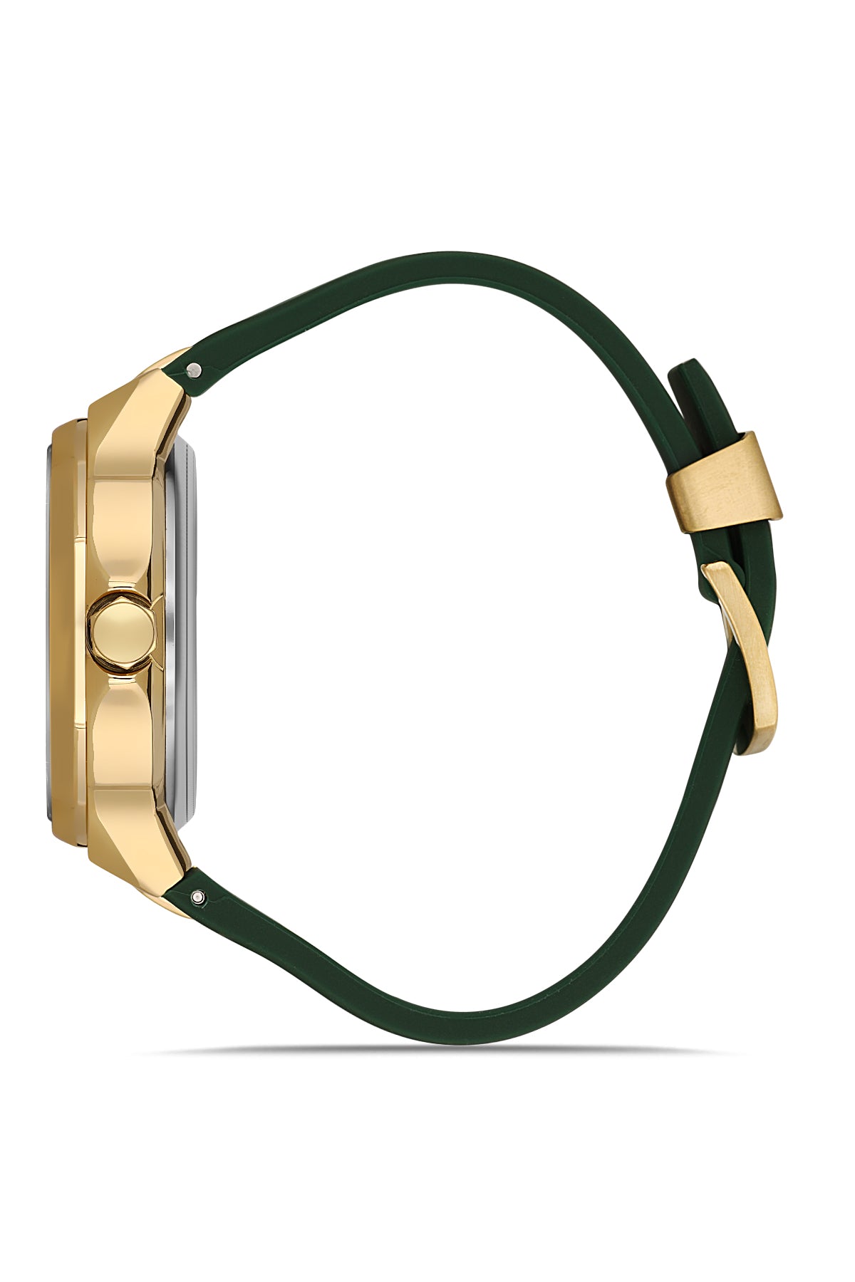 DAVID GUNER Sari Kaplamalı Yeşil Kadranlı Erkek Kol Saati - DG-8823GD-ZS10