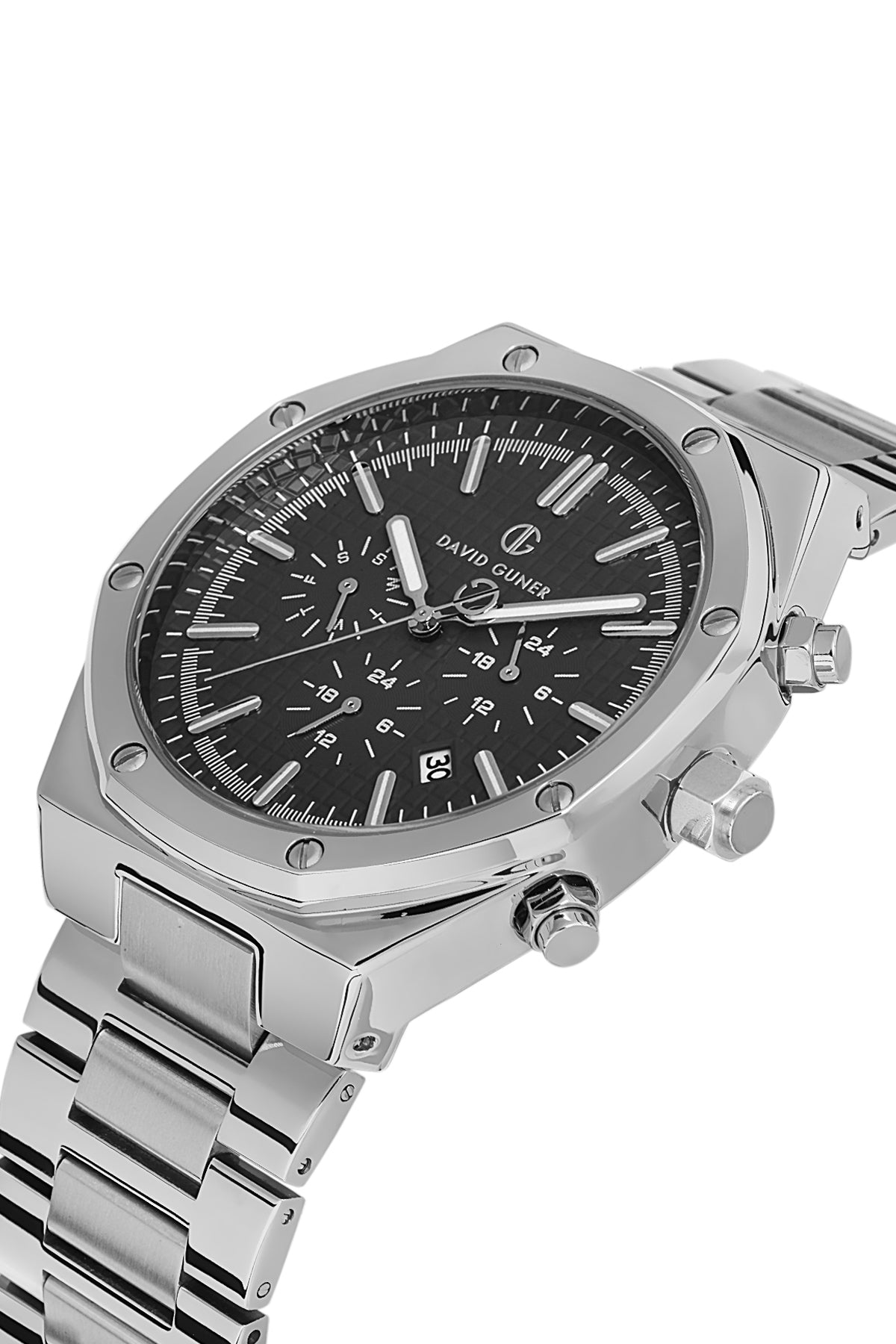 DAVID GUNER Siyah Kadranlı Erkek Kol Saati - DG-8411GA-A2