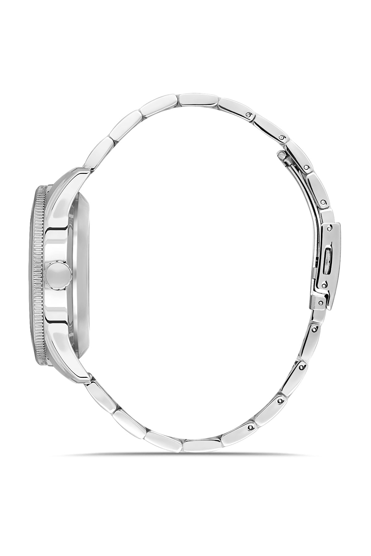 David Guner Black Dial Silver Plating Men's Watch