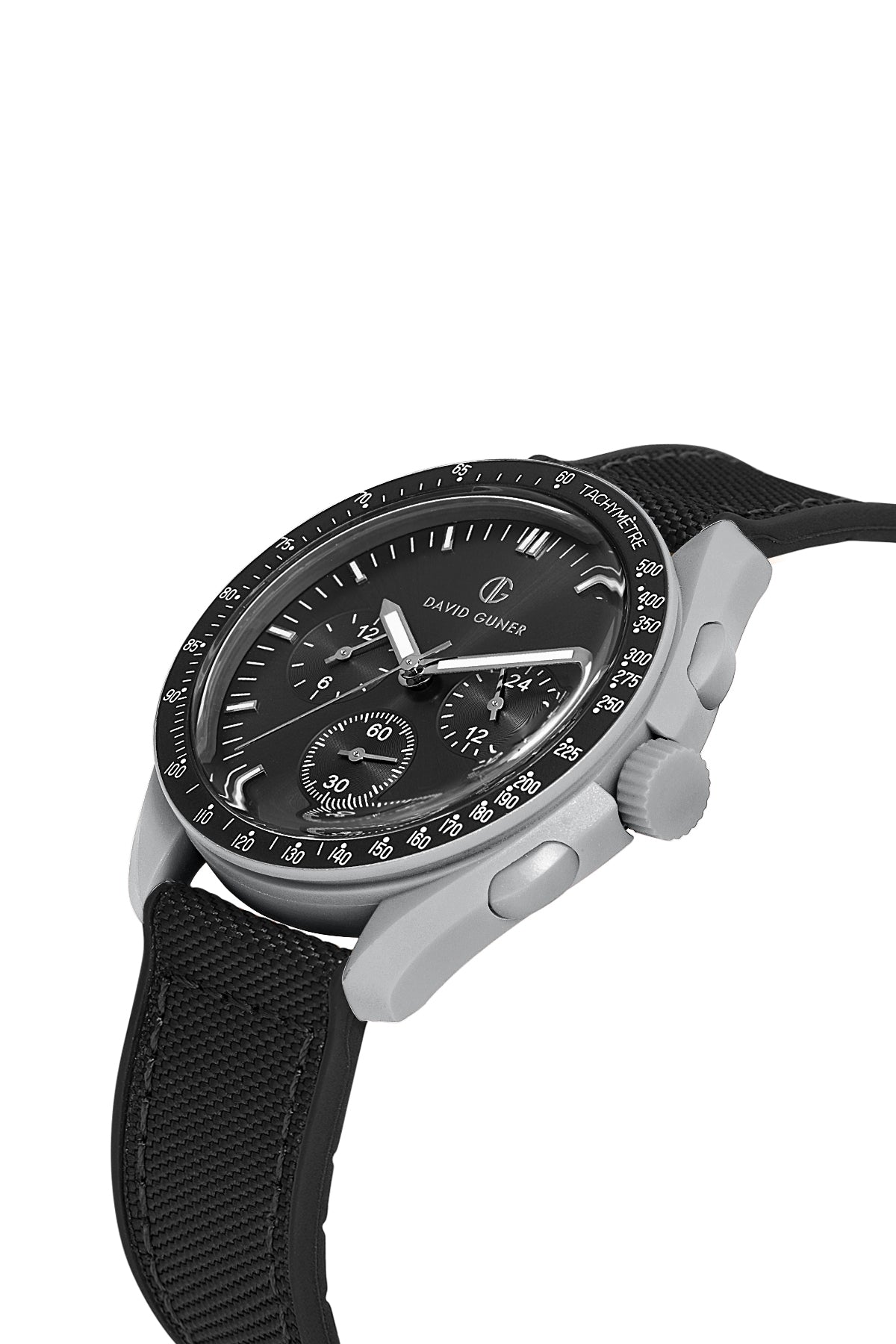 DAVID GUNER Siyah Kadranlı Polikarbon Kaplamalı Erkek Kol Saati - DG-8627GD-Y9