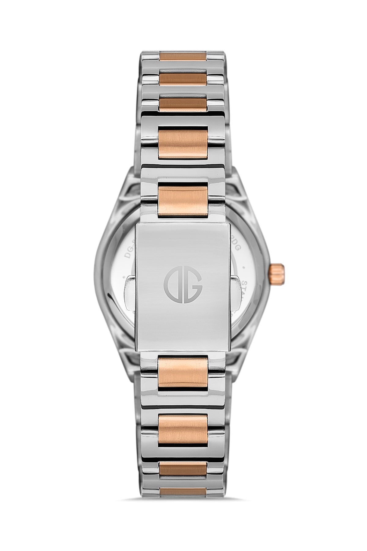 DAVID GUNER Black Dial Rose Plating Women's Watch