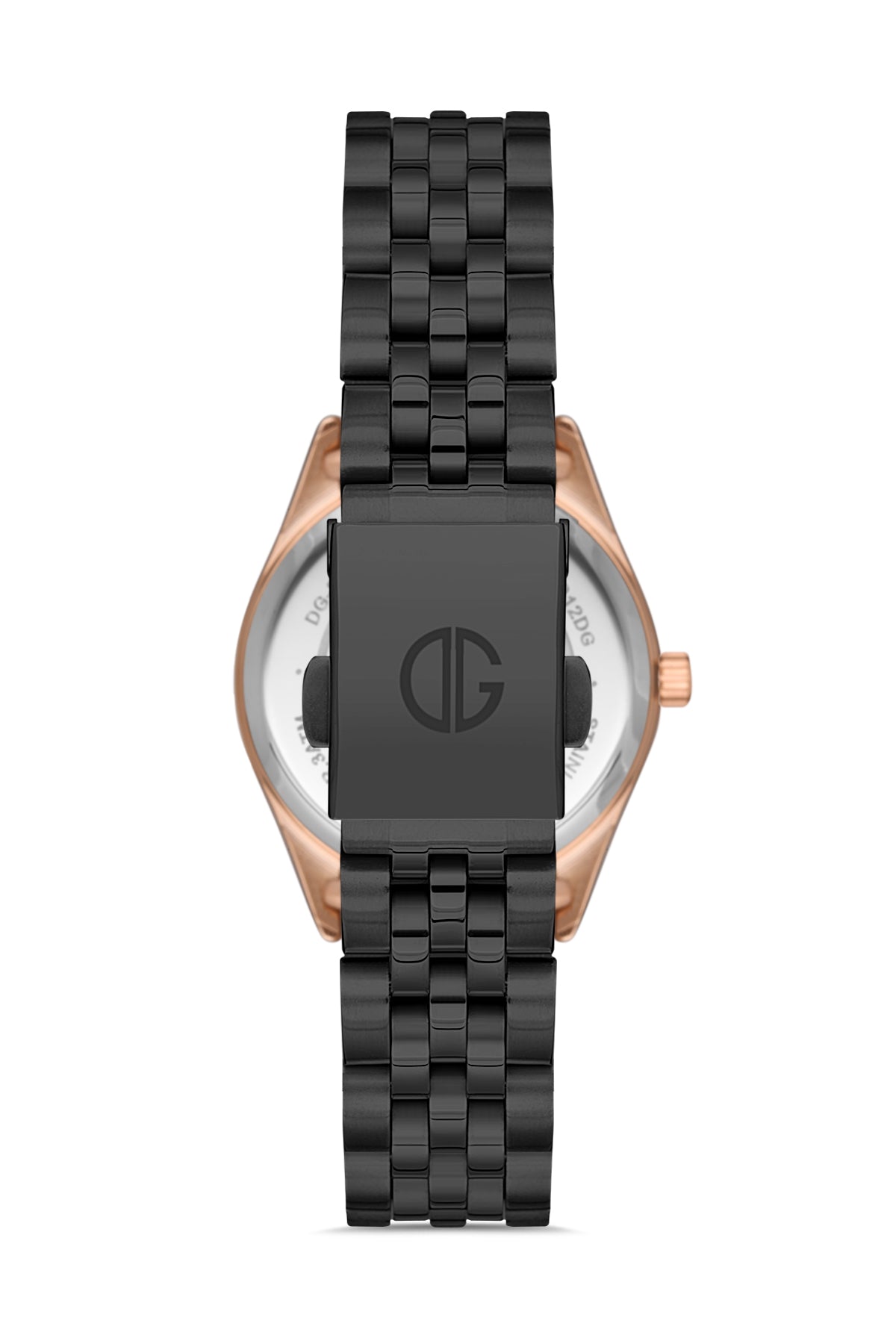 DAVID GUNER Siyah Kadranlı Rose Siyah Kaplamalı Kadın Kol Saati - DG-8193LA-R2