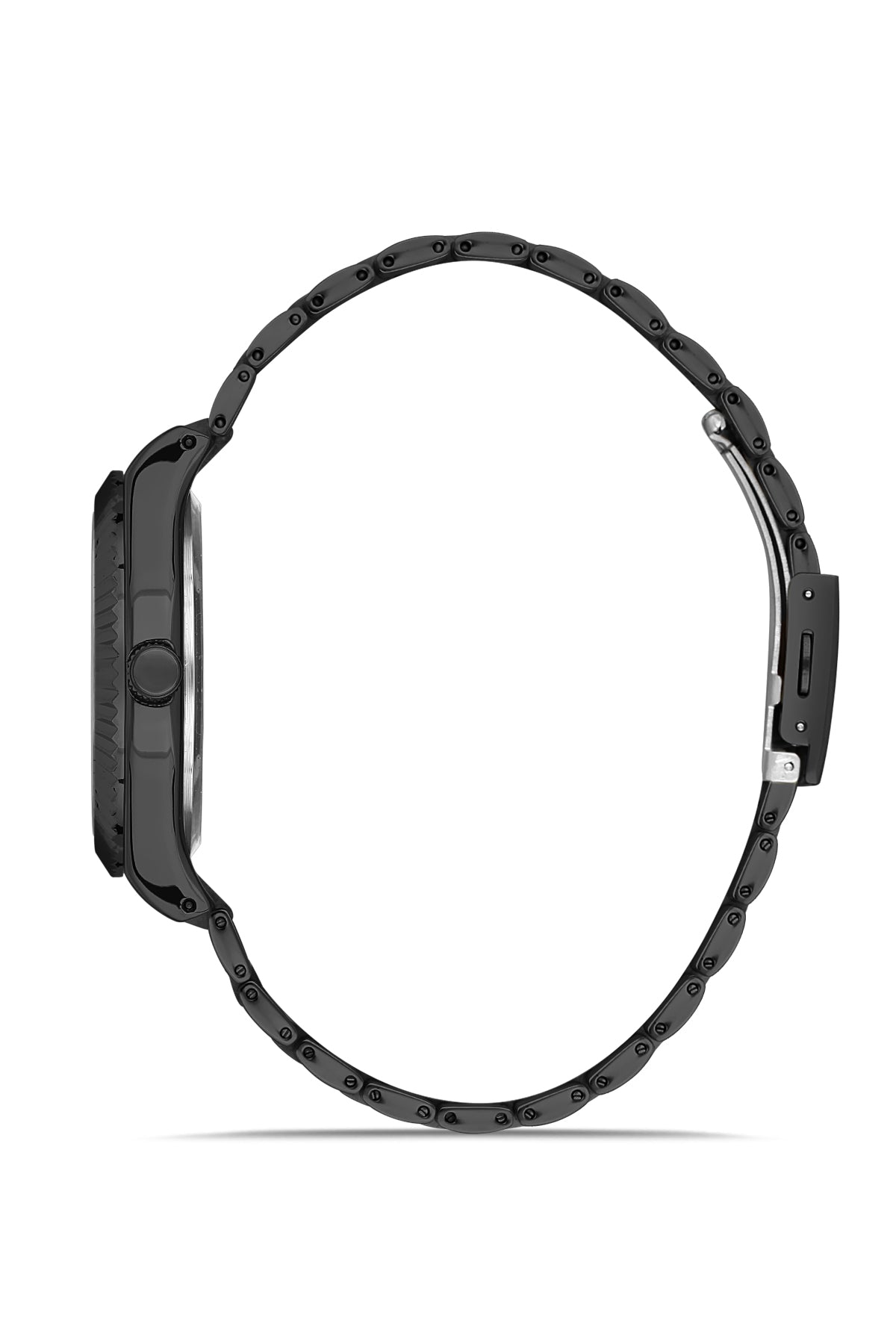 DAVID GUNER Black Coated Men's Watch