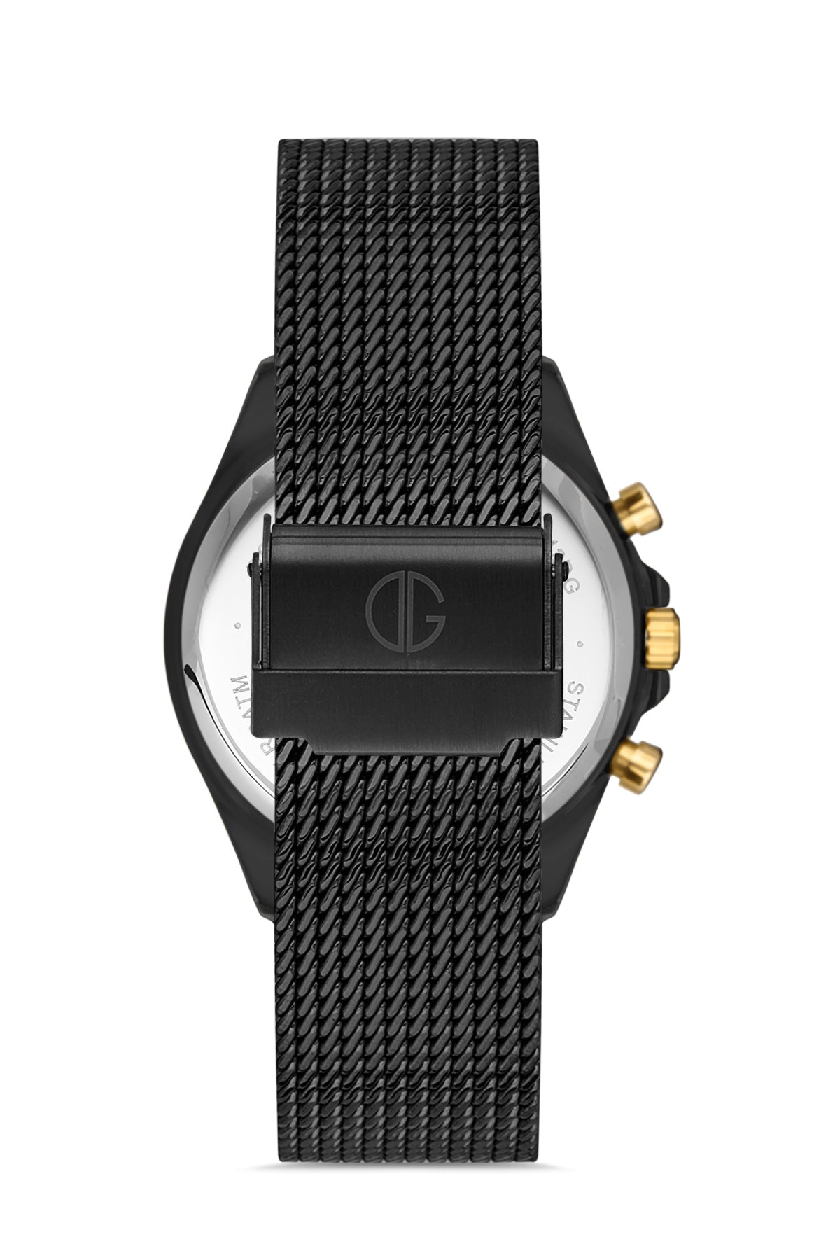 DAVID GUNER SİYAH KAPLAMALI SİYAH KADRANLI ERKEK KOL SAATİ - DG-8323GC-G2B