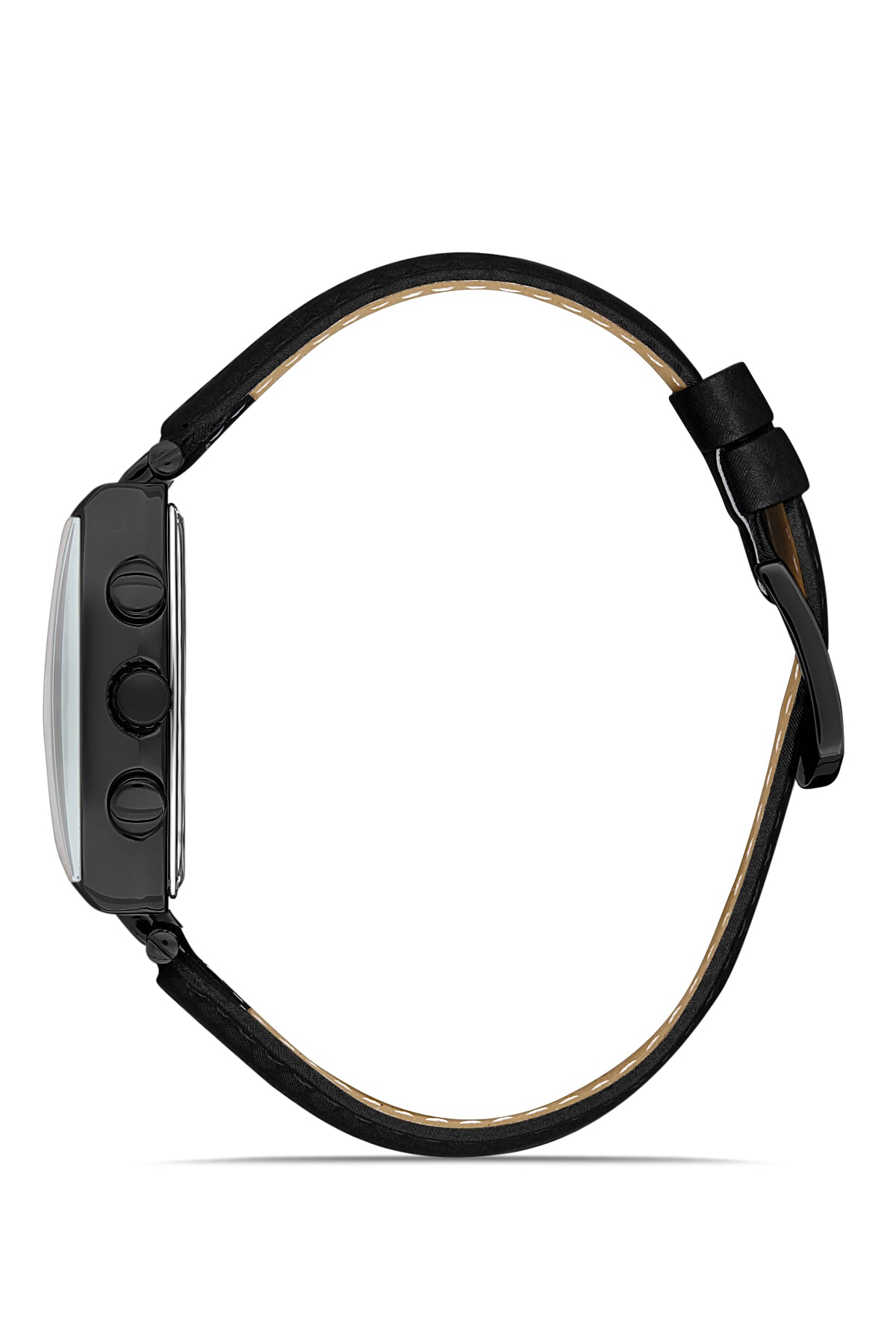 DAVID GUNER SİYAH KAPLAMALI SİYAH KADRANLI ERKEK KOL SAATİ DG-8056GB-G2