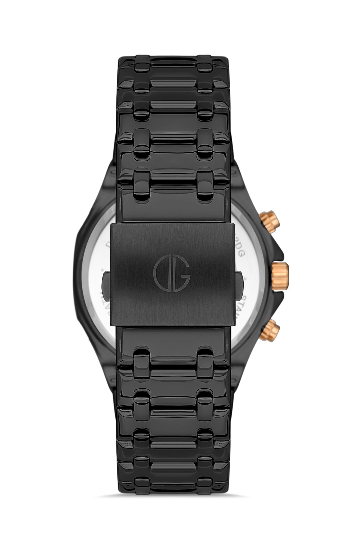 DAVID GUNER SİYAH KAPLAMALI SİYAH KADRANLI ERKEK KOL SAATİ DG-8065GA-G2