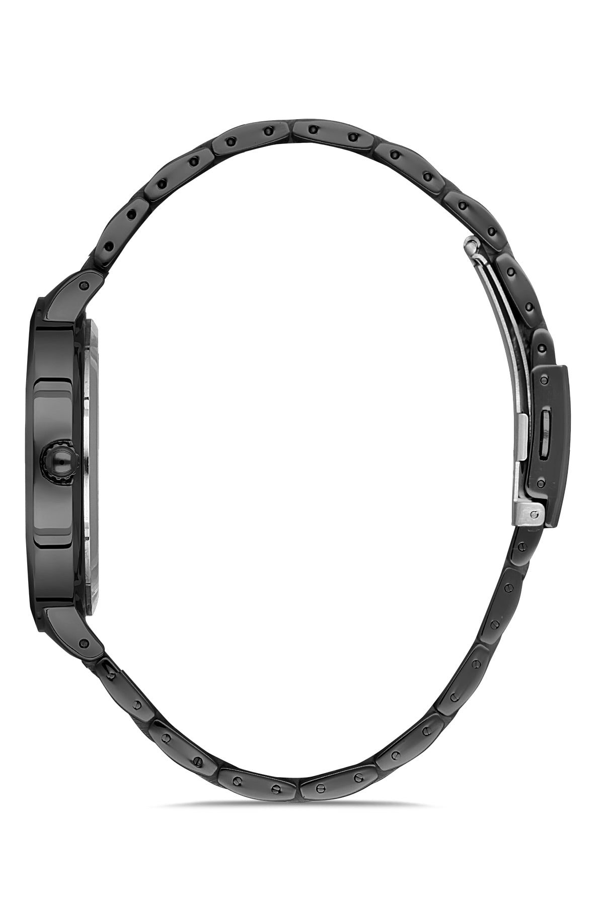 DAVID GUNER SİYAH KAPLAMALI SİYAH KADRANLI ERKEK KOL SAATİ - DG-8146GA-G2