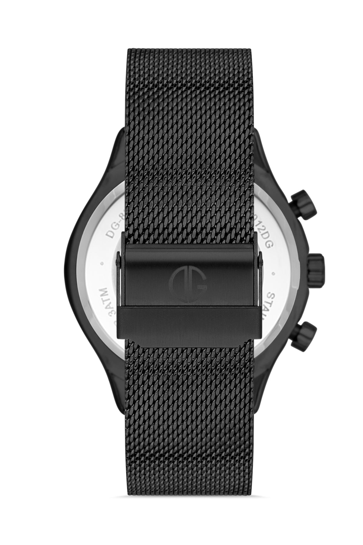 DAVID GUNER SİYAH KAPLAMALI SİYAH KADRANLI ERKEK KOL SAATİ - DG-8257GC-G2