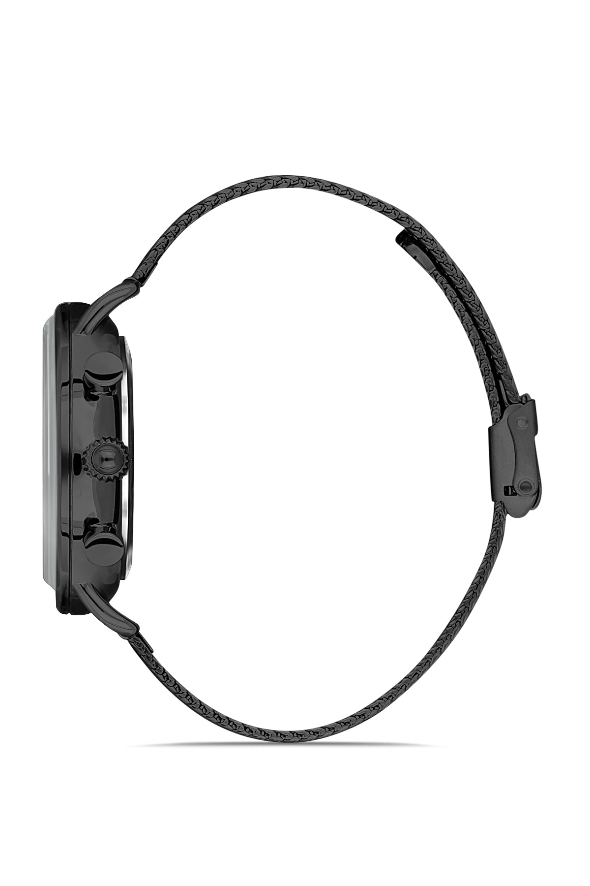 DAVID GUNER SİYAH KAPLAMALI SİYAH KADRANLI ERKEK KOL SAATİ DG-8297GC-G2