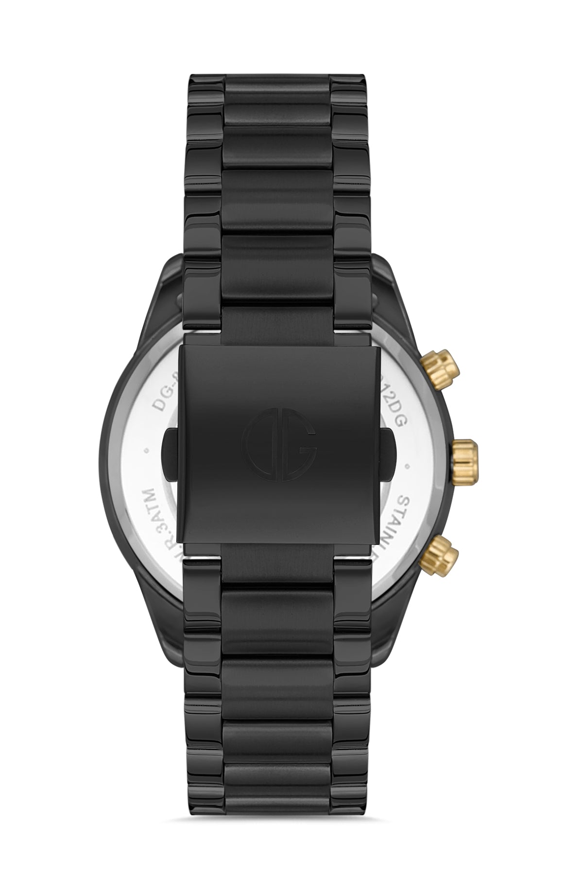 Davıd Guner Black Coated Black Dial Men's Watch